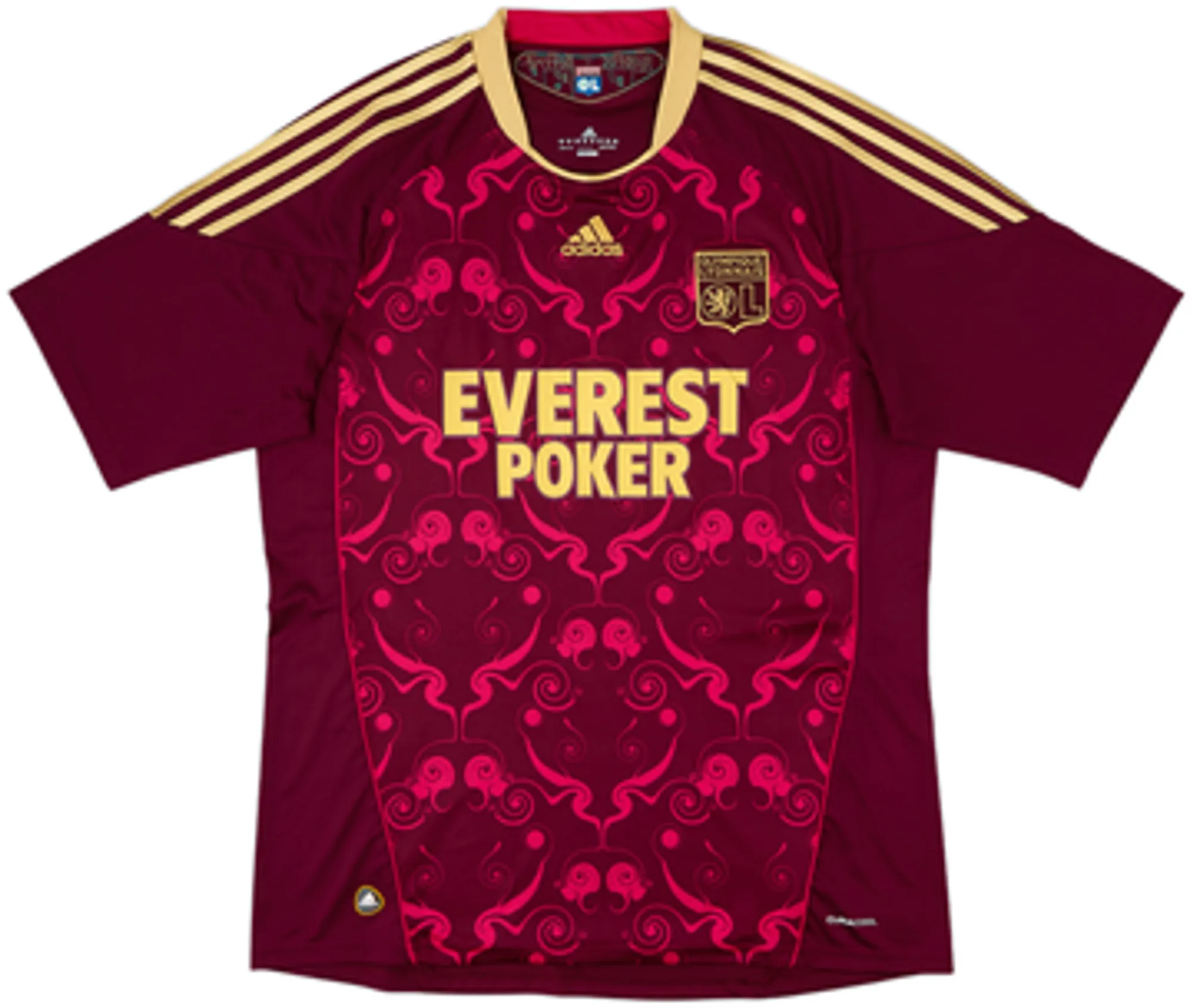 2010-11 Lyon Away Shirt Lacazette #38 - 8/10 - (XL)