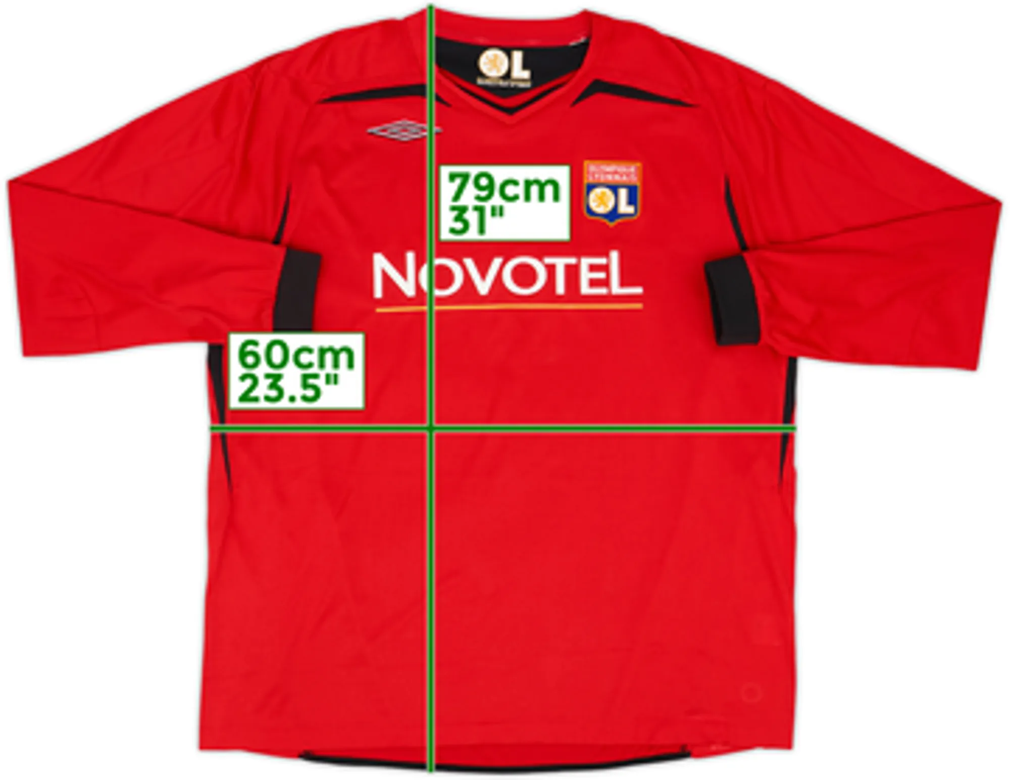 2007-08 Lyon GK Shirt - 8/10 - (XL.Boys)