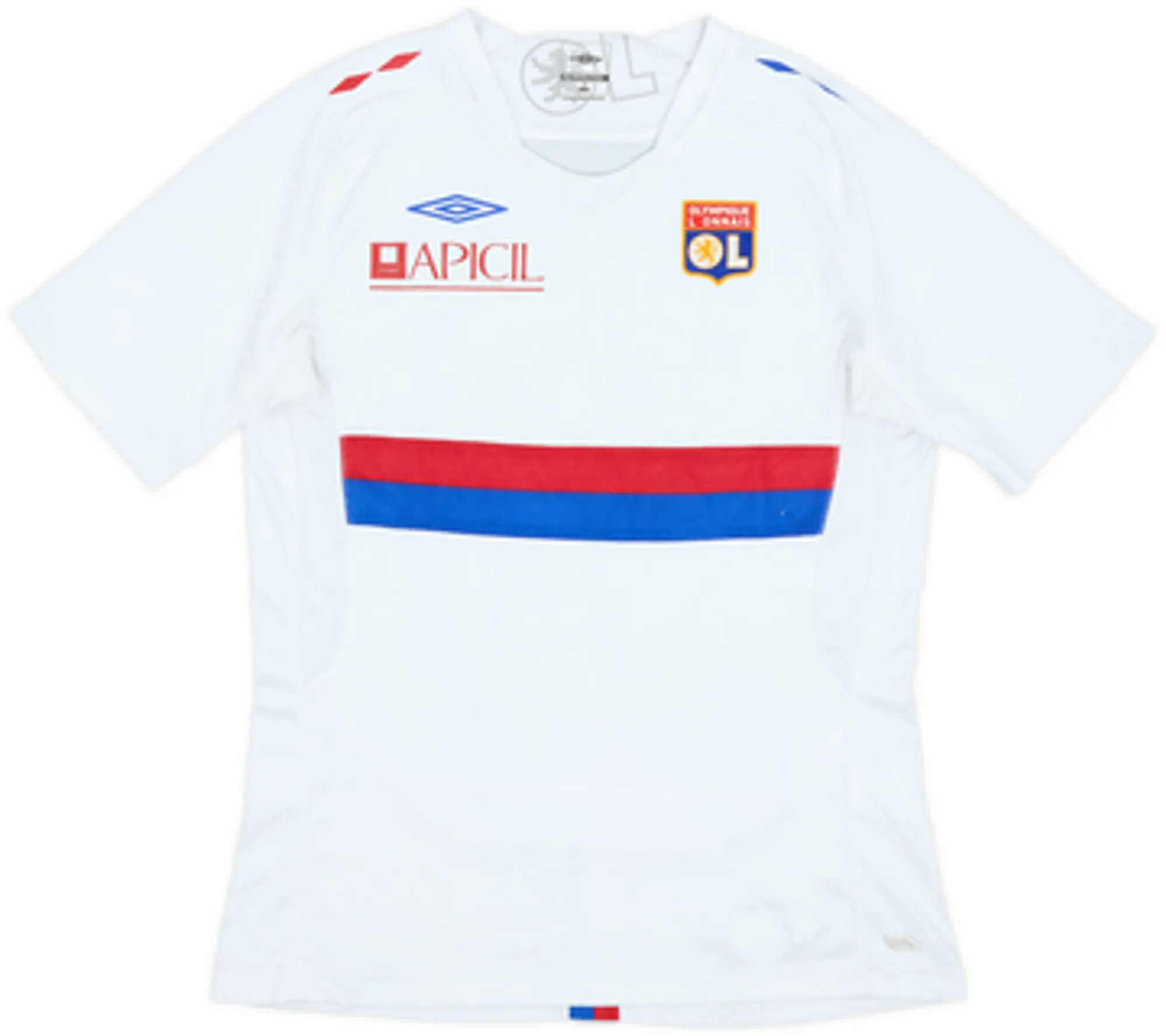 2009-10 Lyon Home Shirt Necib #14 - 4/10 - (S)