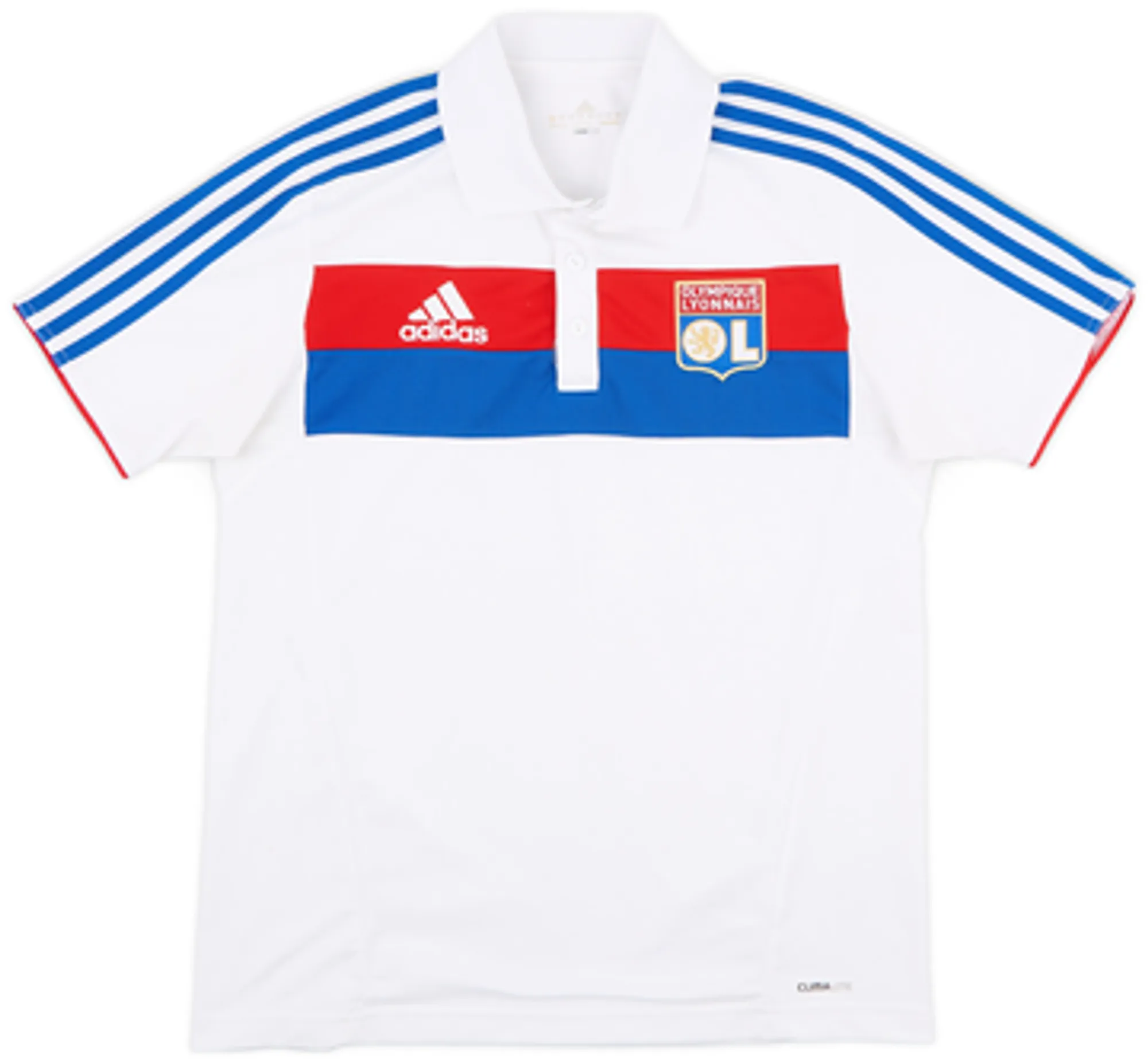 2011-12 Lyon adidas Polo Shirt - 7/10 - (S)