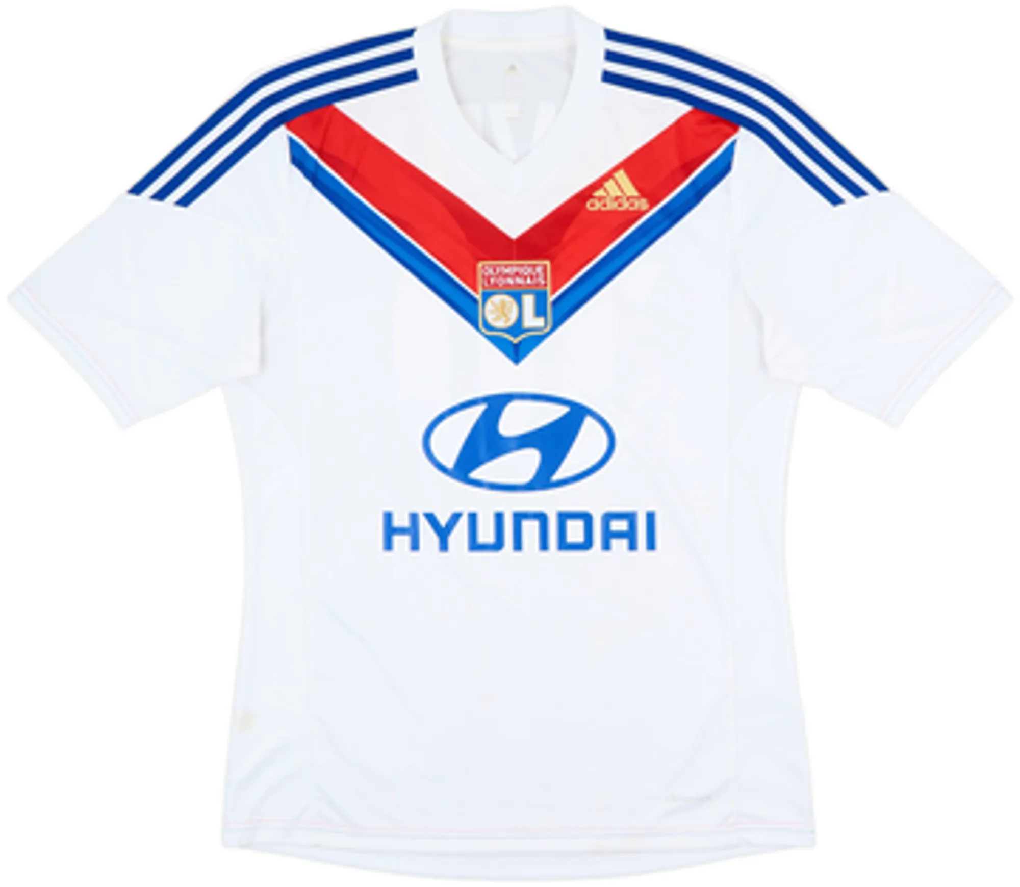 2013-14 Lyon Home Shirt Lacazette #10 - 7/10 - (M)