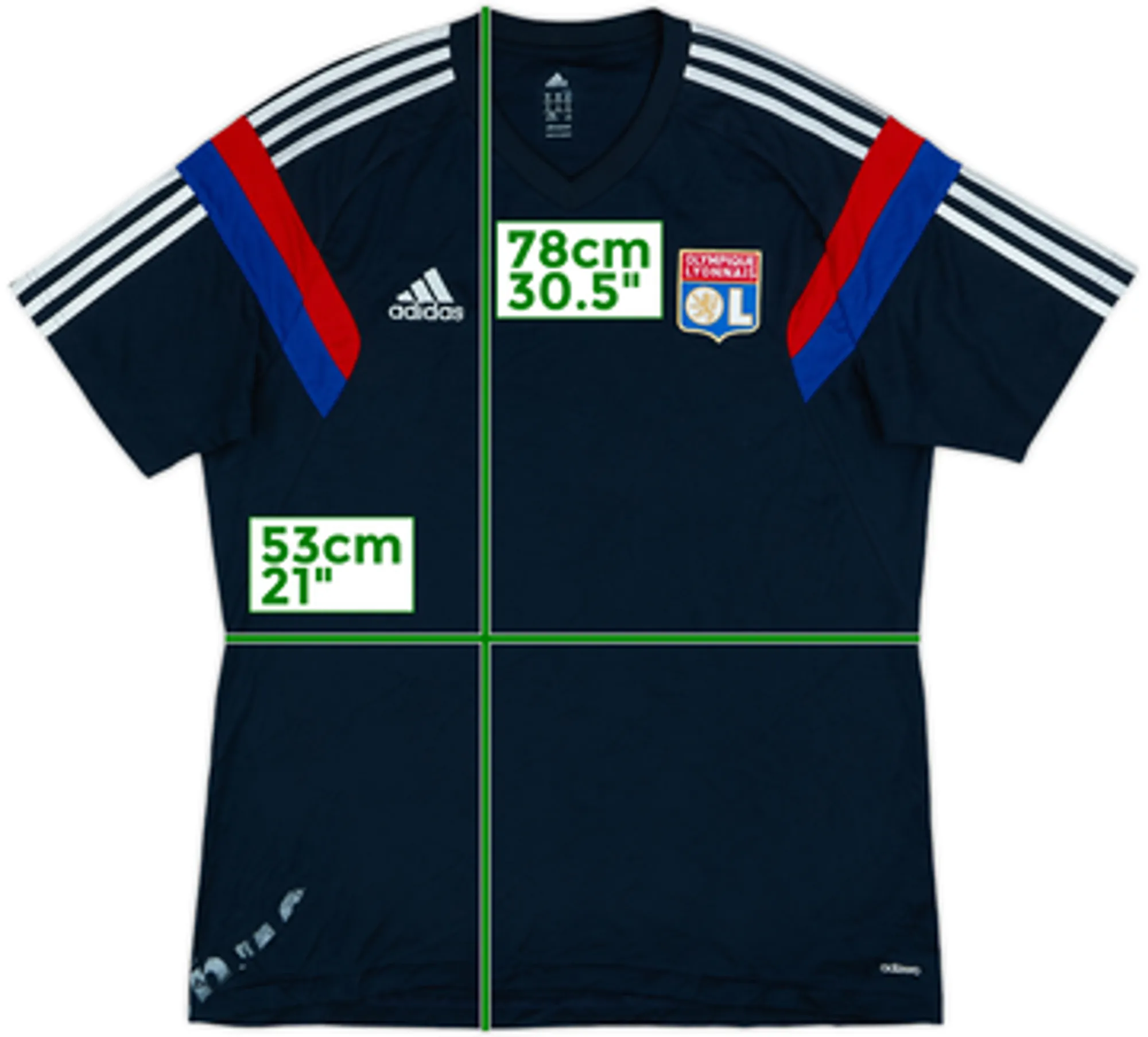 2014-15 Lyon adizero Training Shirt - 5/10 - (XL)