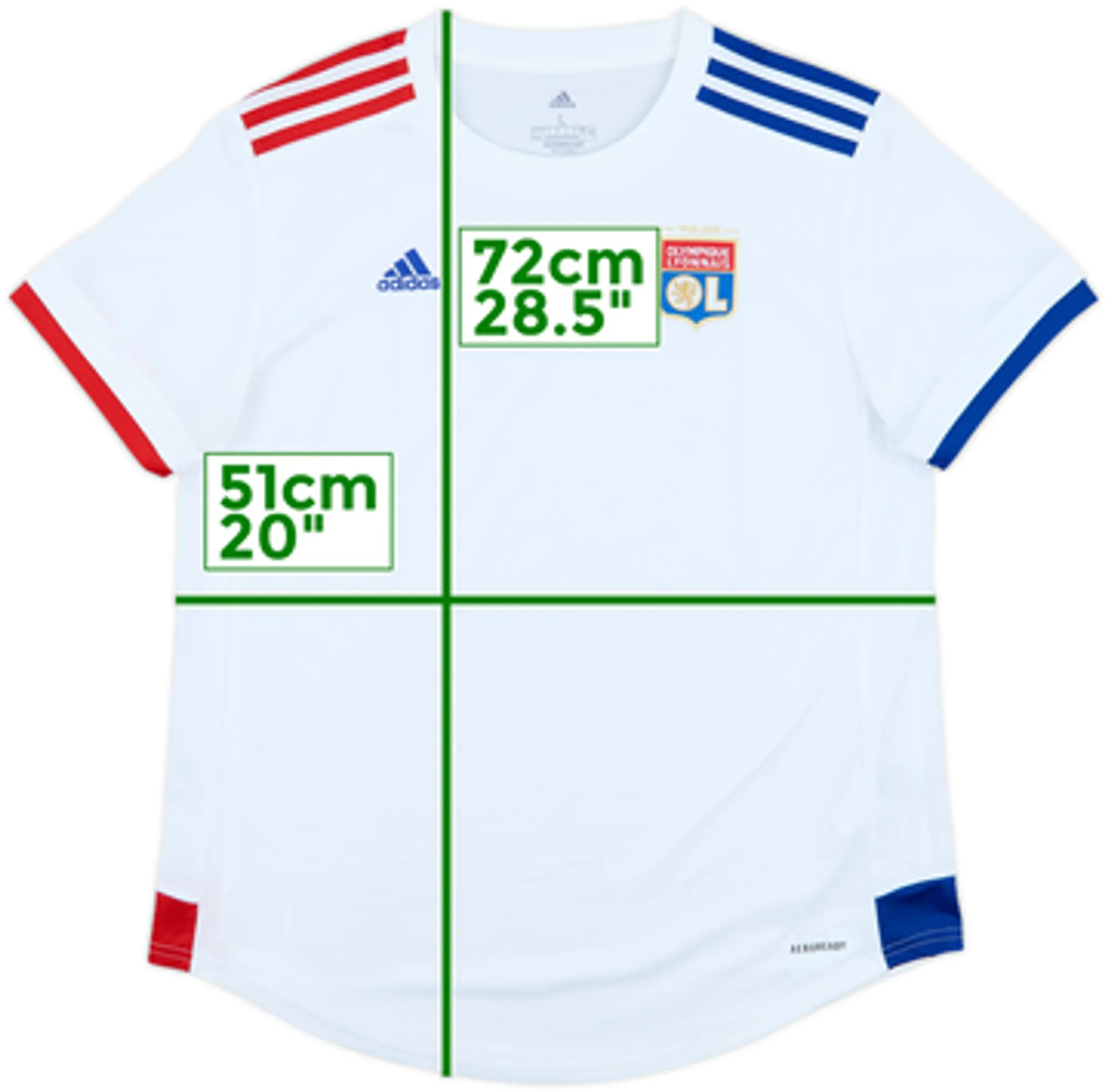 2020-21 Lyon Home Shirt - 9/10 - (Women's L)