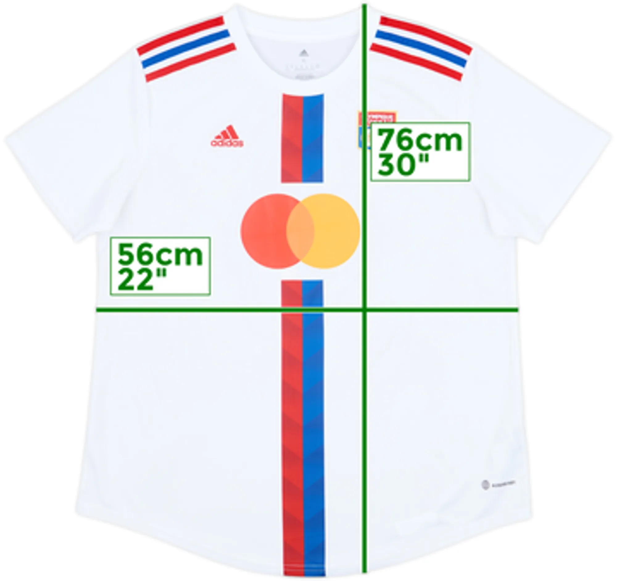 2022-23 Lyon Women's Home Shirt - 8/10 - (Women's XL)