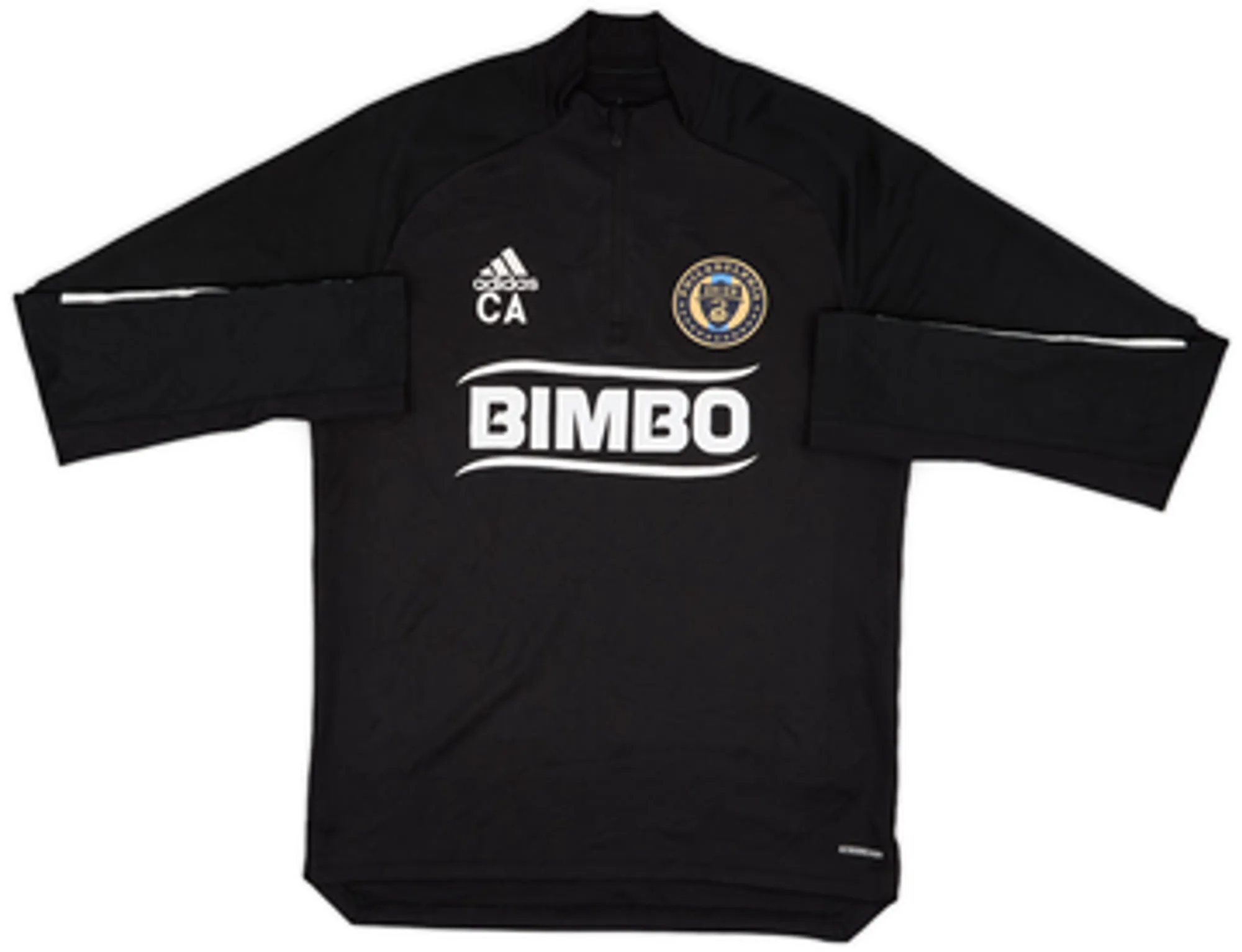 2019-20 Philadelphia Union adidas 1/4 Zip Drill Top 'CA' - 9/10 - (M)
