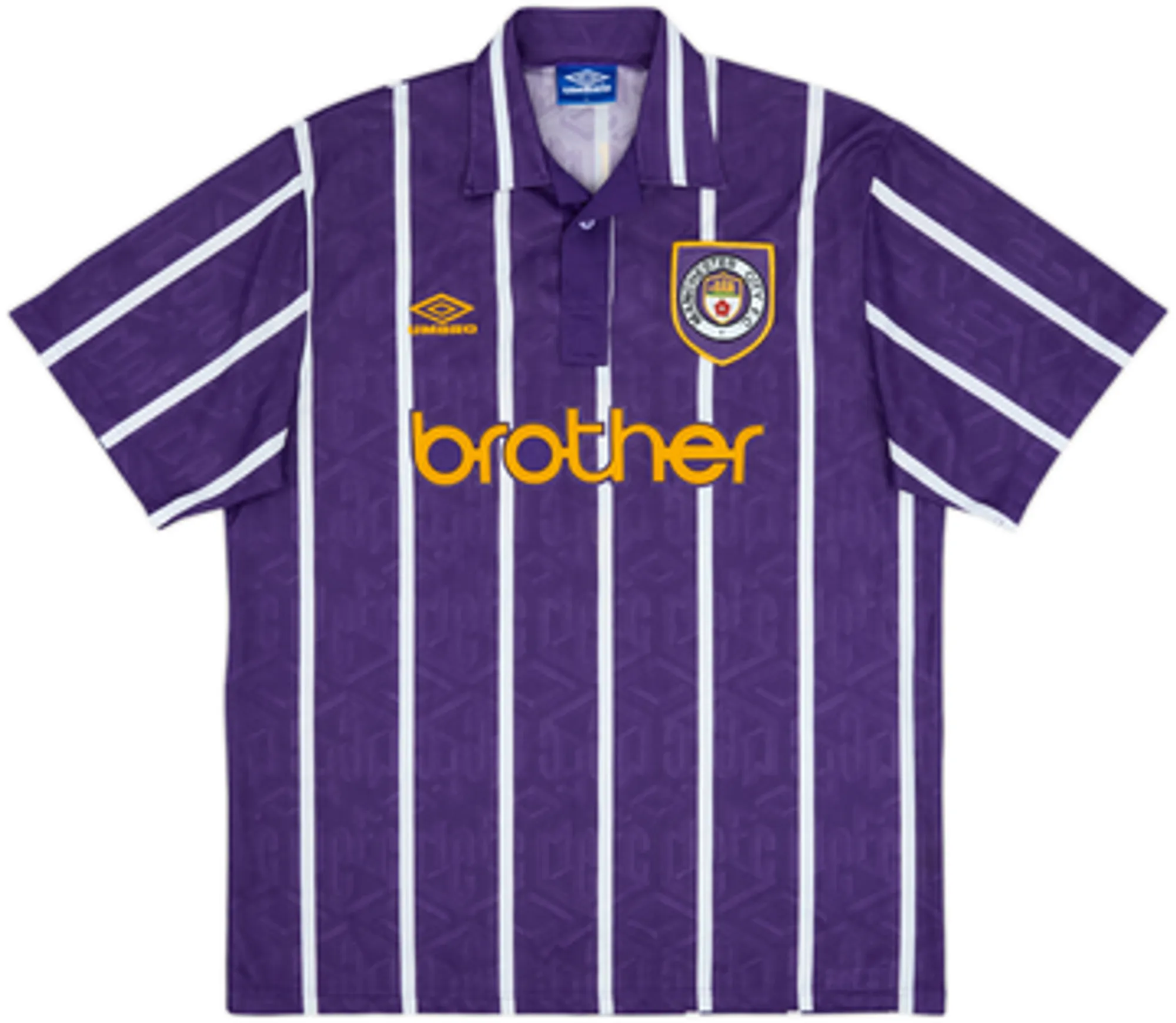 1993-94 Manchester City Away Shirt Quinn #9 - 9/10 - (XL)