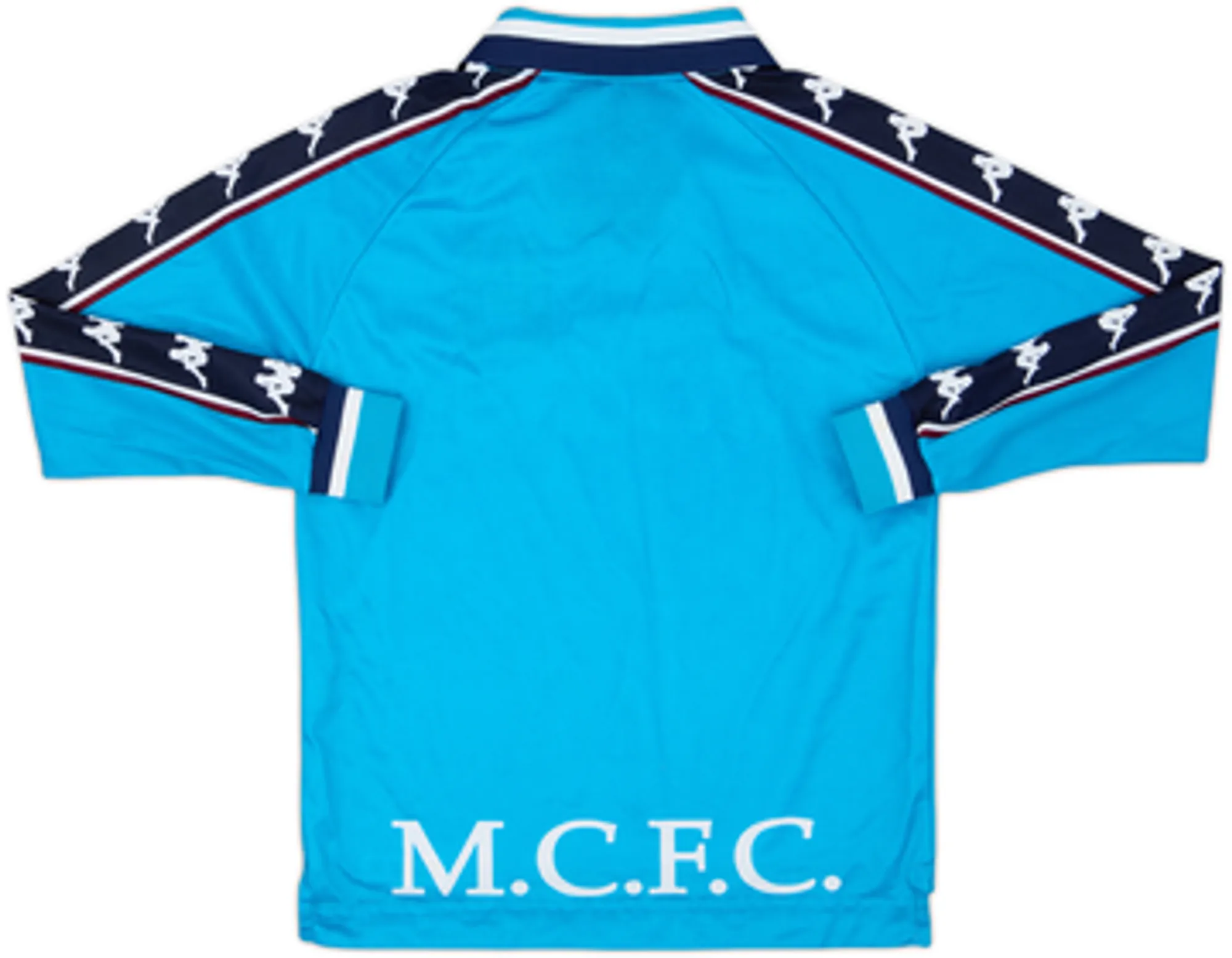 1997-99 Manchester City Home L/S Shirt - 7/10 - (L.Boys)