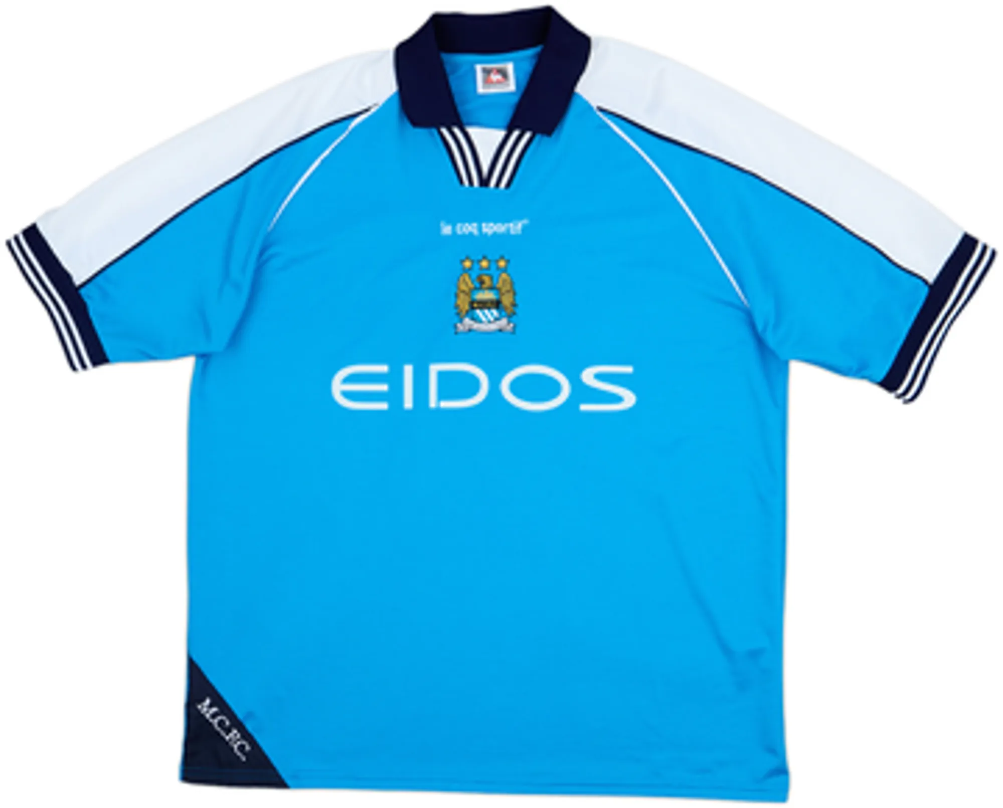 1999-01 Manchester City Home Shirt Dickov #9 - 8/10 - (XL/XXL)