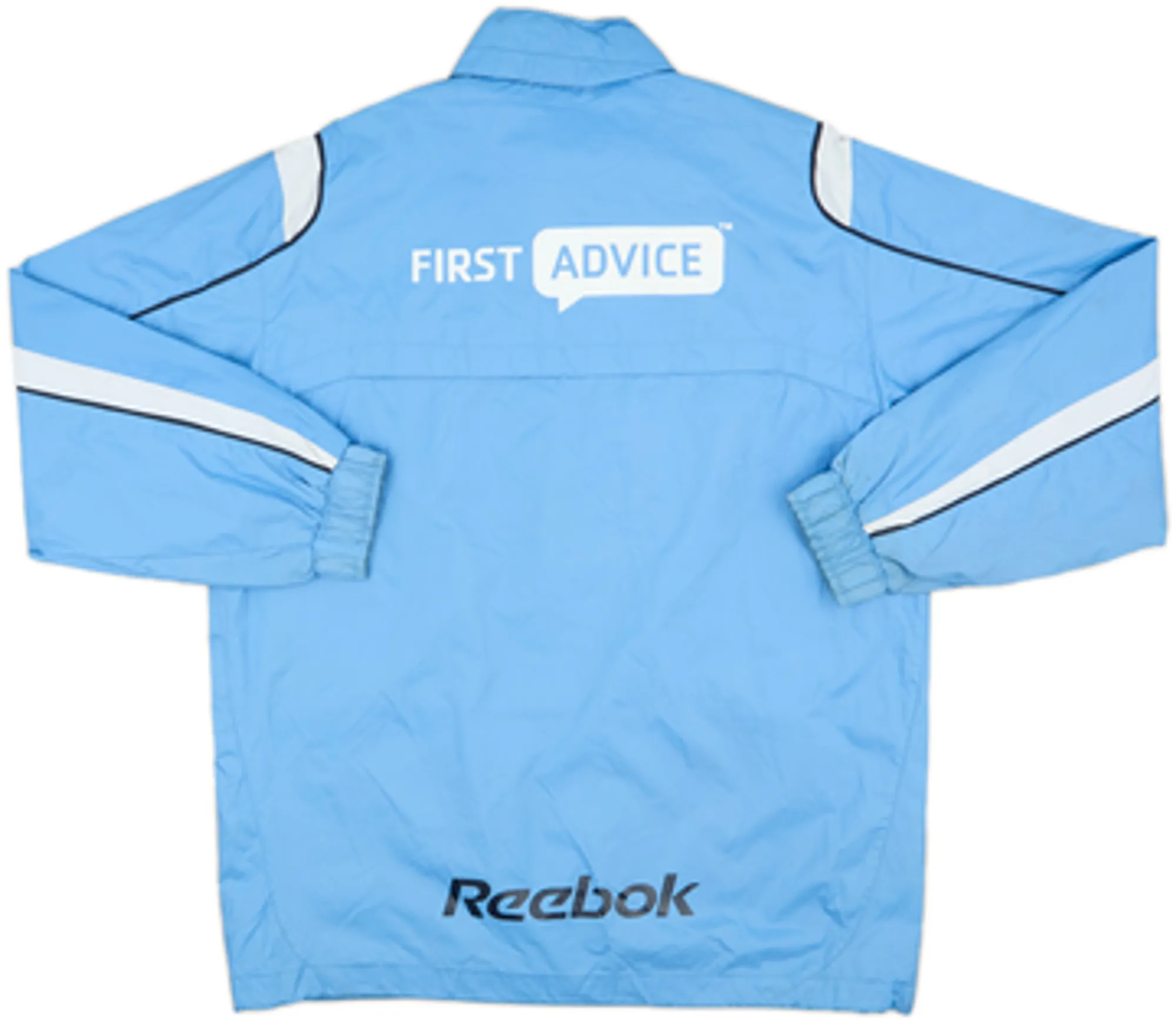 2004-06 Manchester City Reebok Hooded Rain Jacket - 7/10 - (M)