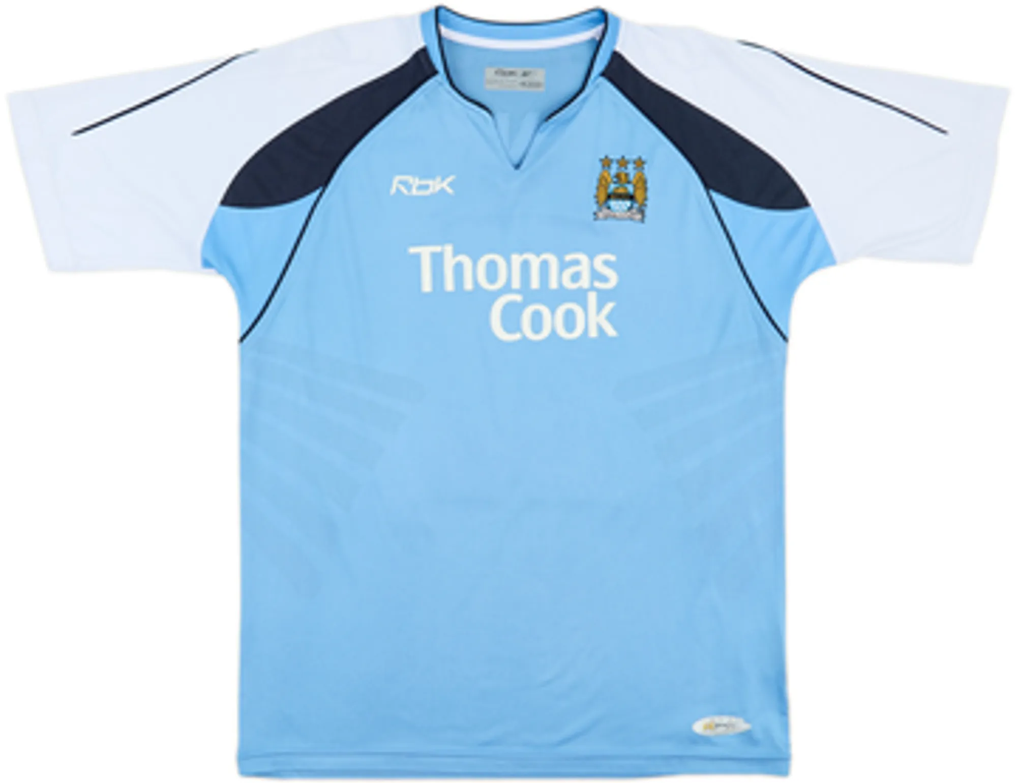 2006-07 Manchester City Home Shirt Dunne #22 - 8/10 - (L)