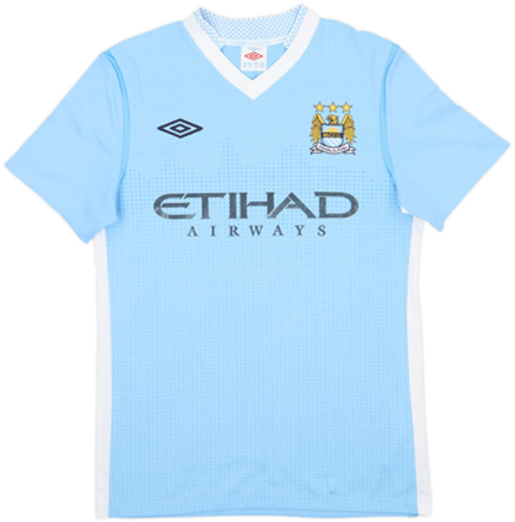 2011-12 Manchester City Home Shirt Silva #21 - 7/10 - (S)