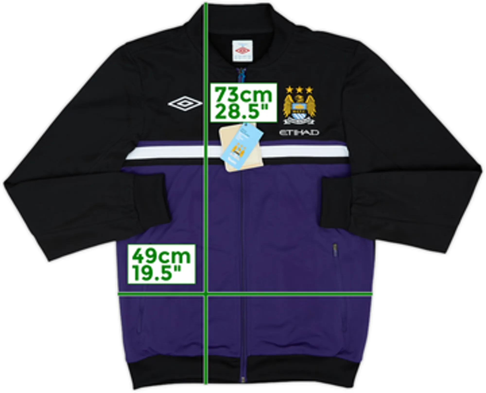 2012-13 Manchester City Umbro Track Jacket (M)