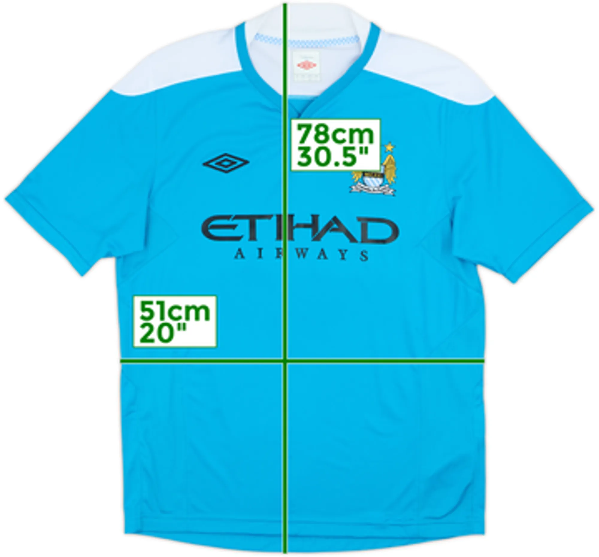 2012-13 Manchester City Umbro Training Shirt - 8/10 - (S)