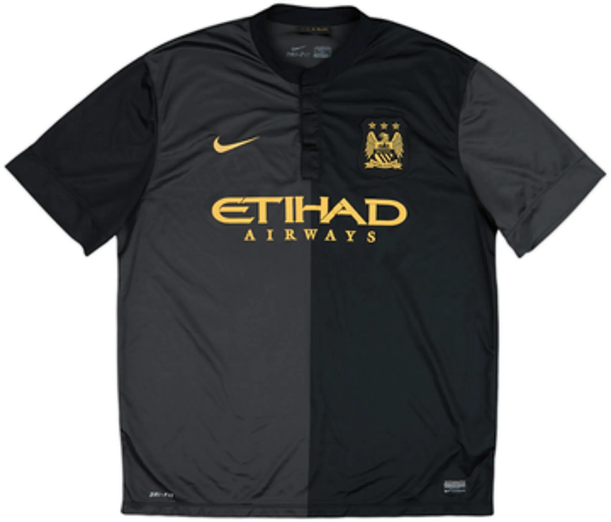 2013-14 Manchester City Away Shirt Kun Aguero #16 - 9/10 - (M)