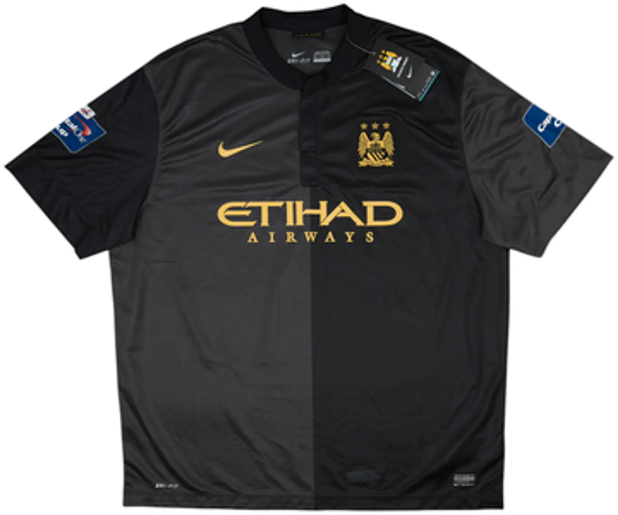 2013-14 Manchester City Away Shirt Silva #21 (XXL)