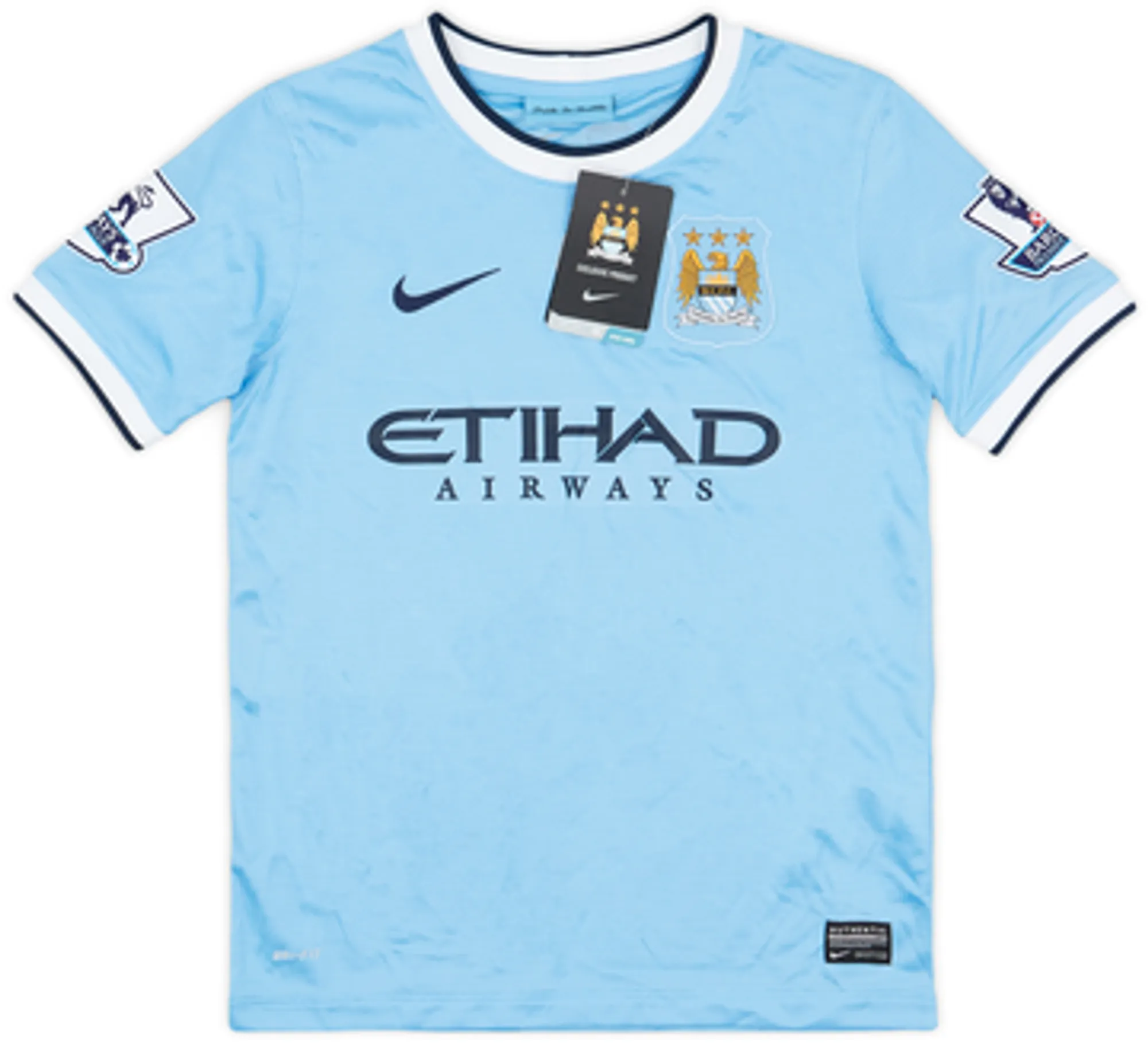 2013-14 Manchester City Home Shirt A.Negredo #9 (M.Boys)