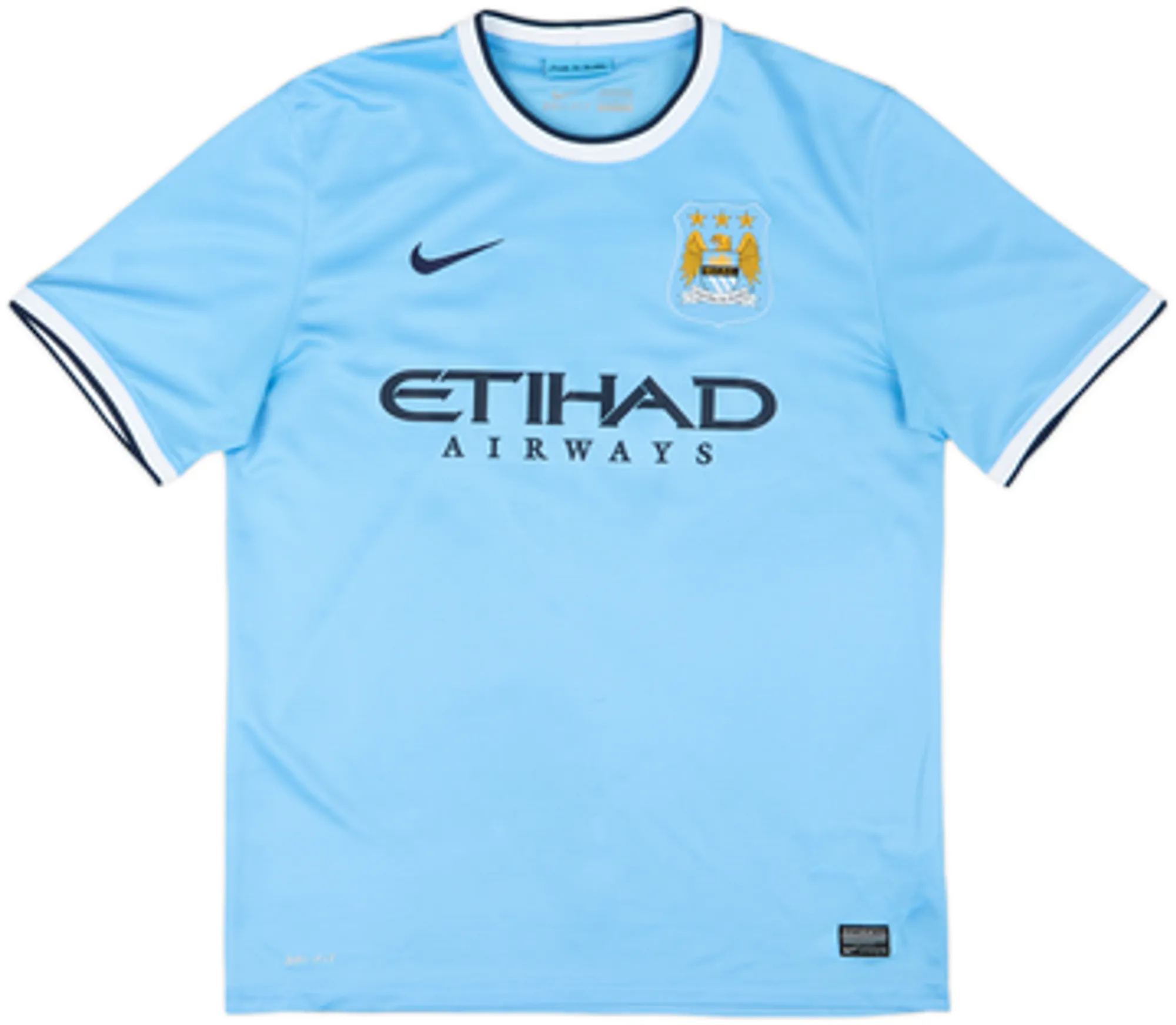 2013-14 Manchester City Home Shirt A.Negredo #9 - 8/10 - (L)