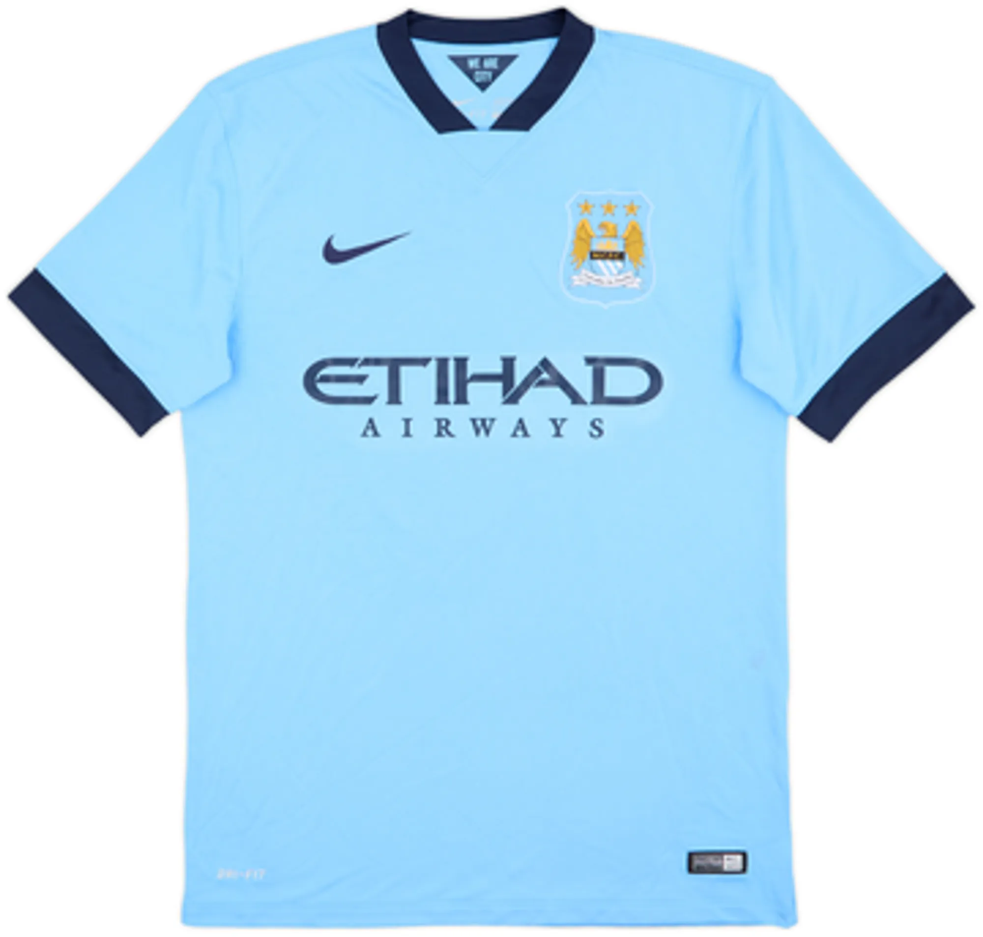 2014-15 Manchester City Home Shirt Kun Aguero #16 - 10/10 - (M)