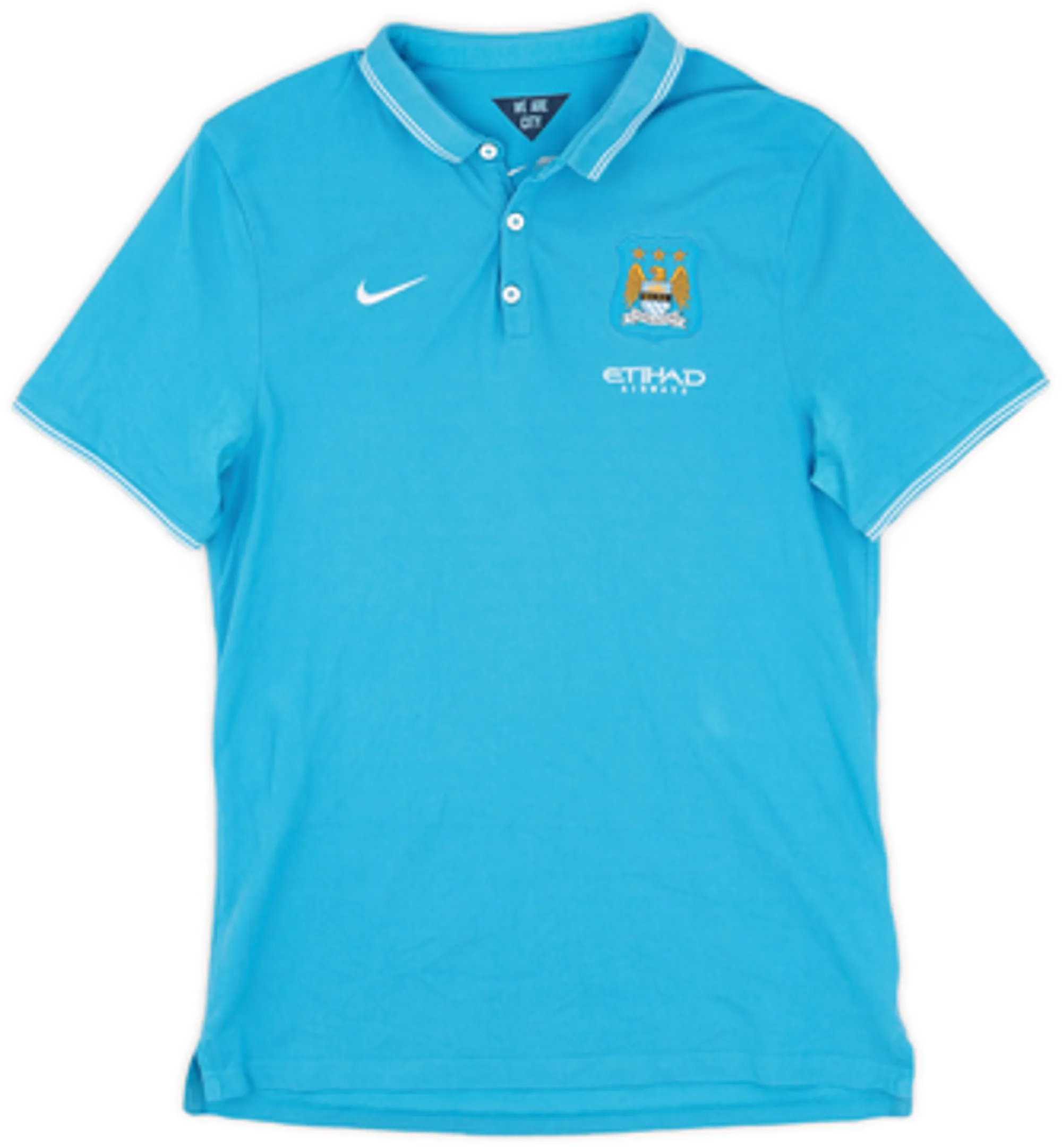 2014-15 Manchester City Nike Polo Shirt - 8/10 - (L)
