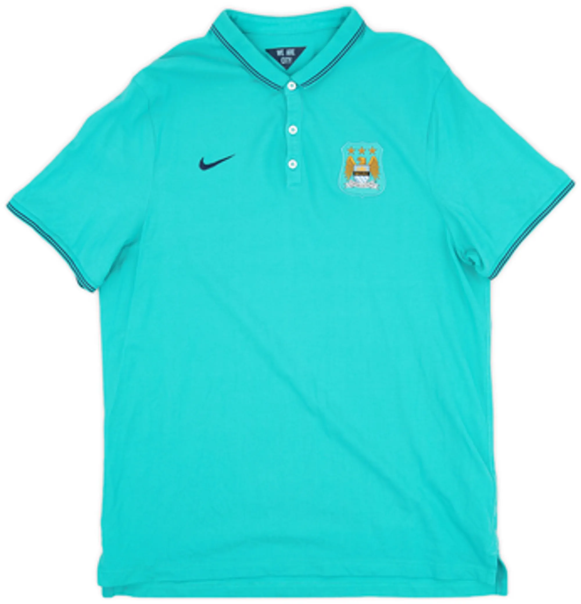 2015-16 Manchester City Nike Polo Shirt - 8/10 - (L)