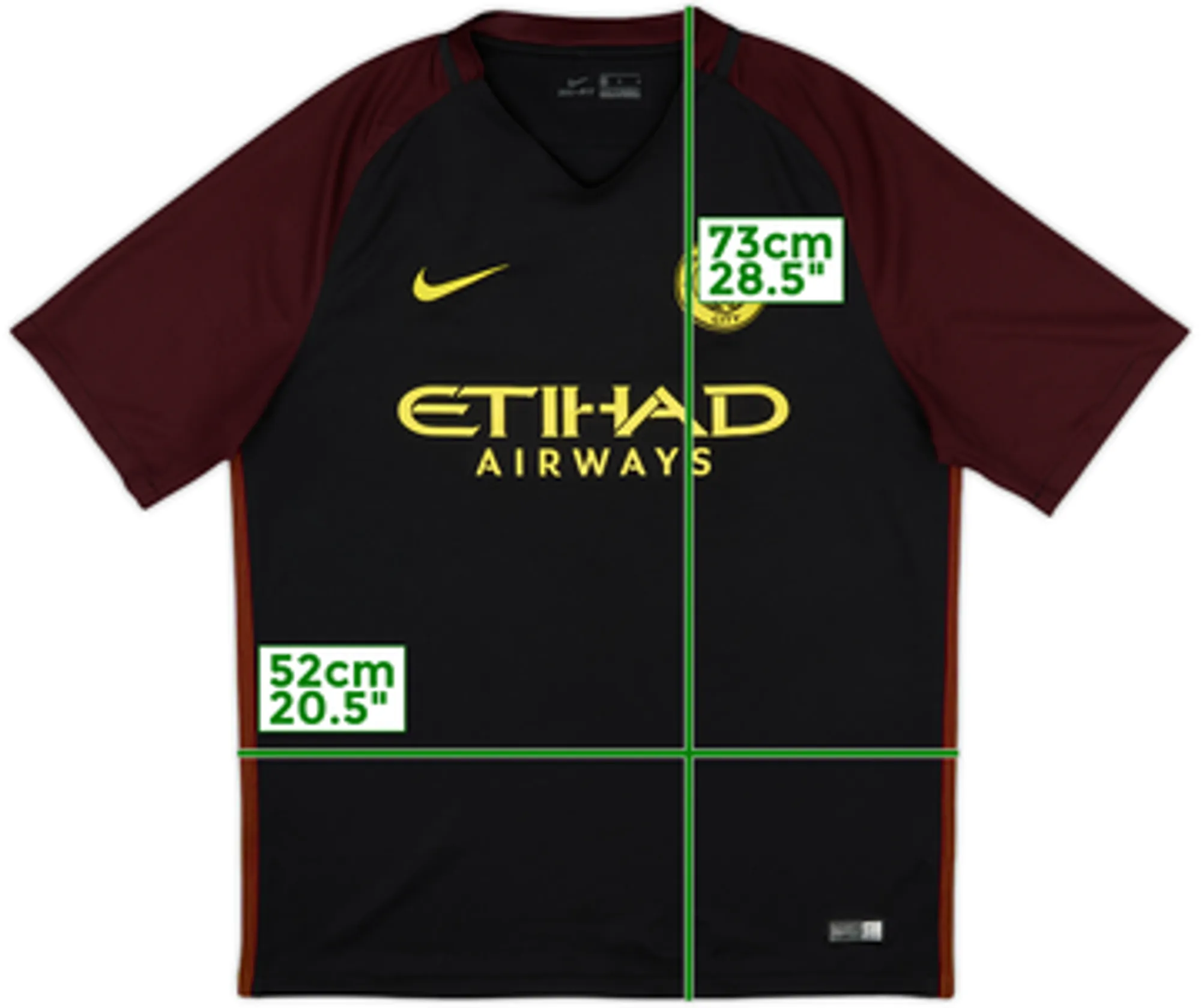 2016-17 Manchester City Away Shirt - 5/10 - (L)