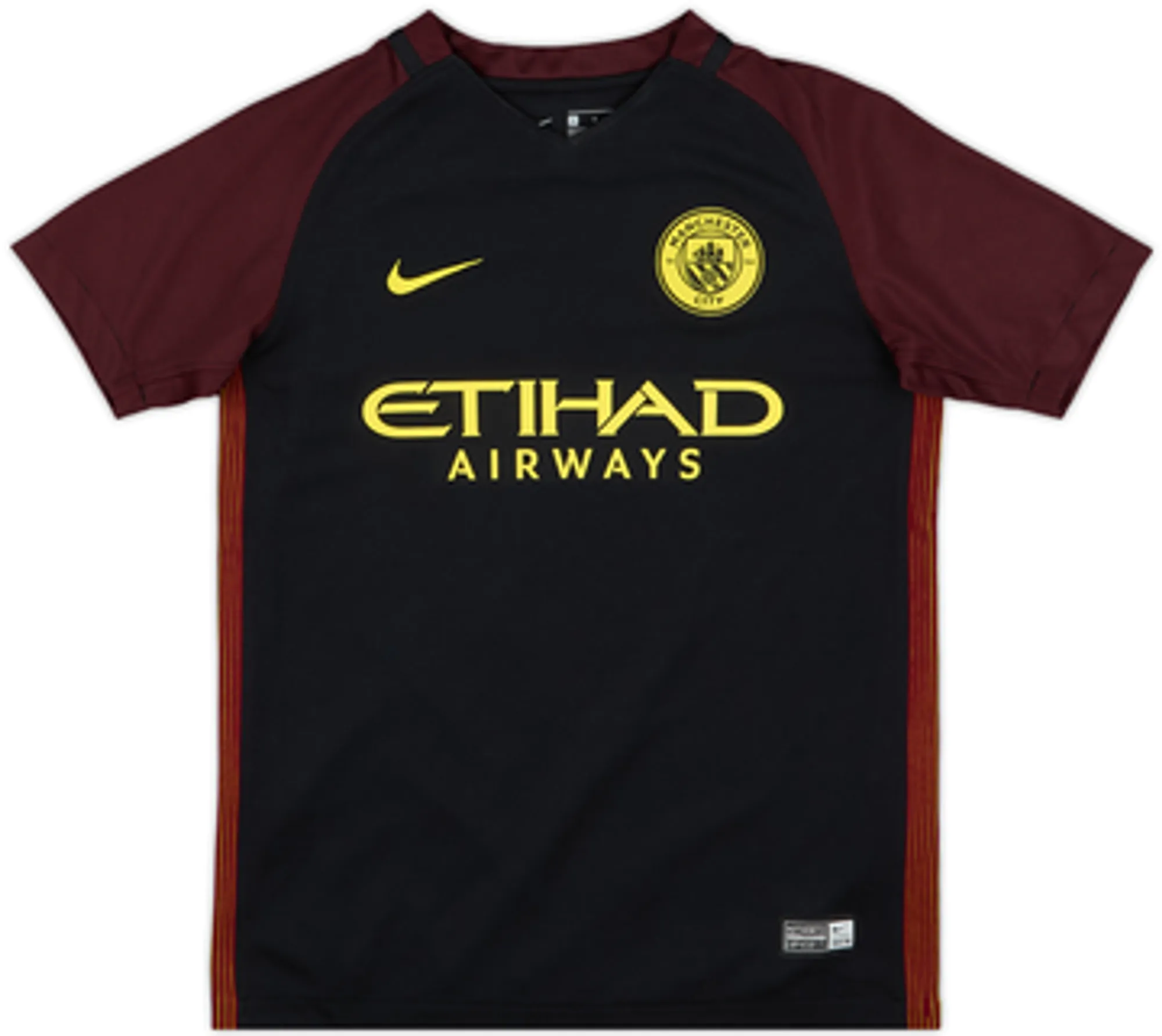 2016-17 Manchester City Away Shirt Kompany #4 - 10/10 - (S.Boys)