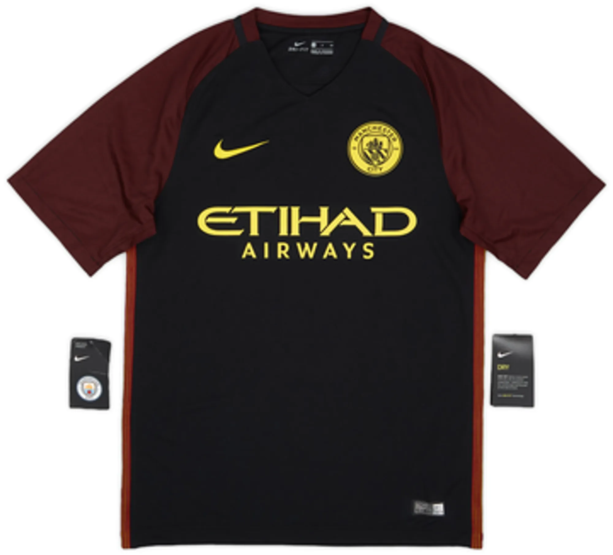 2016-17 Manchester City Away Shirt Kompany #4 (S)