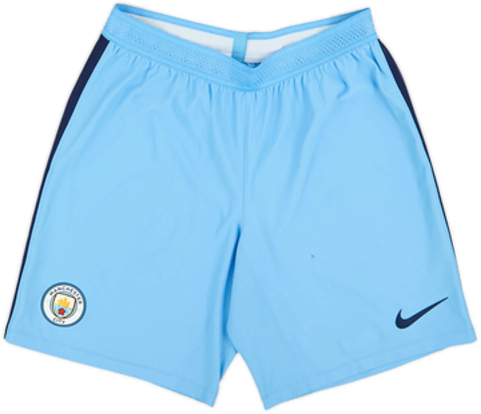 2016-17 Manchester City Player Issue Home Shorts - 7/10 - (L)