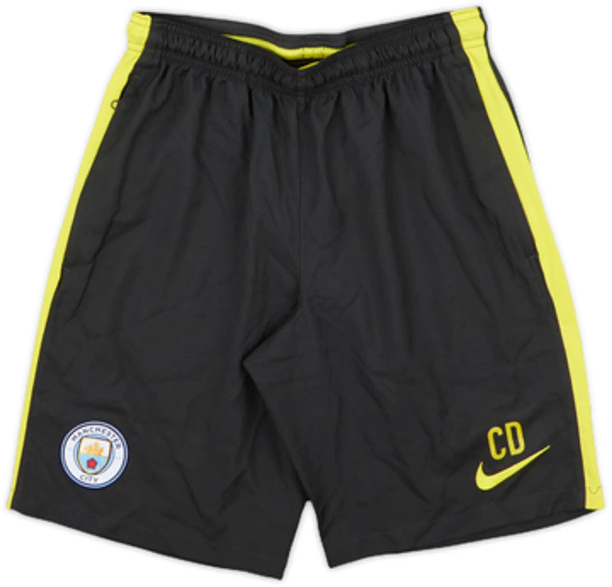 2016-17 Manchester City Staff Issue Nike Training Shorts 'CD' - 10/10 - (S)