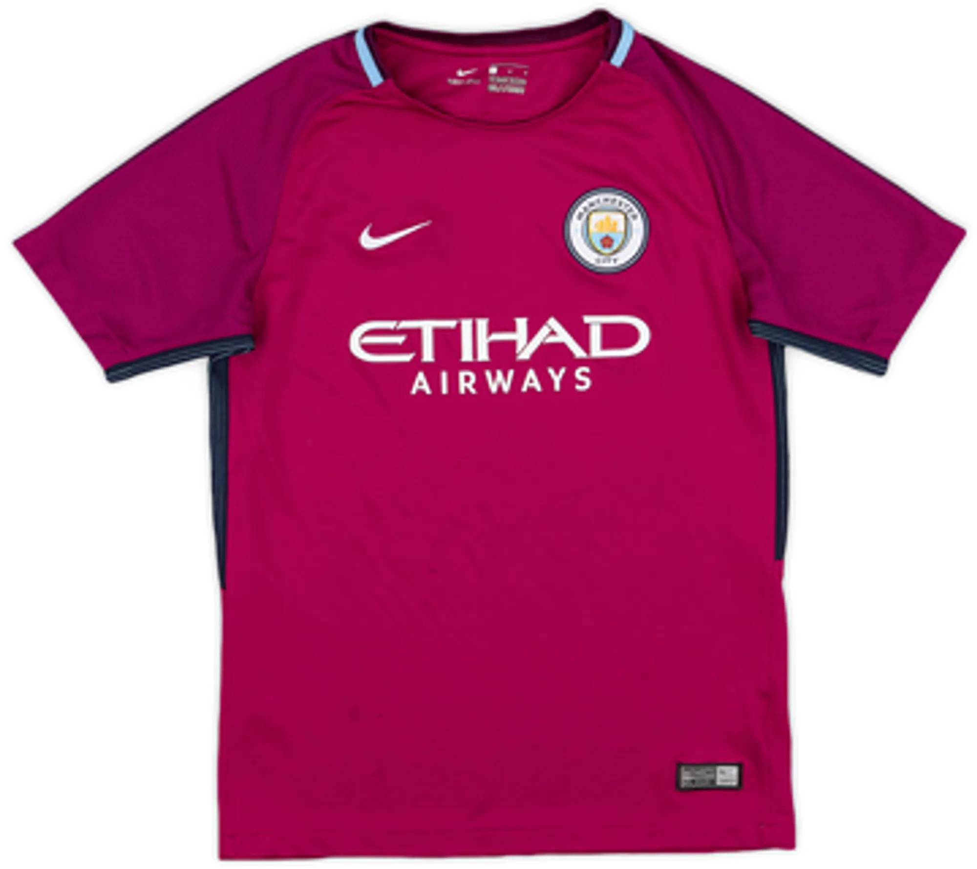 2017-18 Manchester City Away Shirt - 8/10 - (L.Boys)