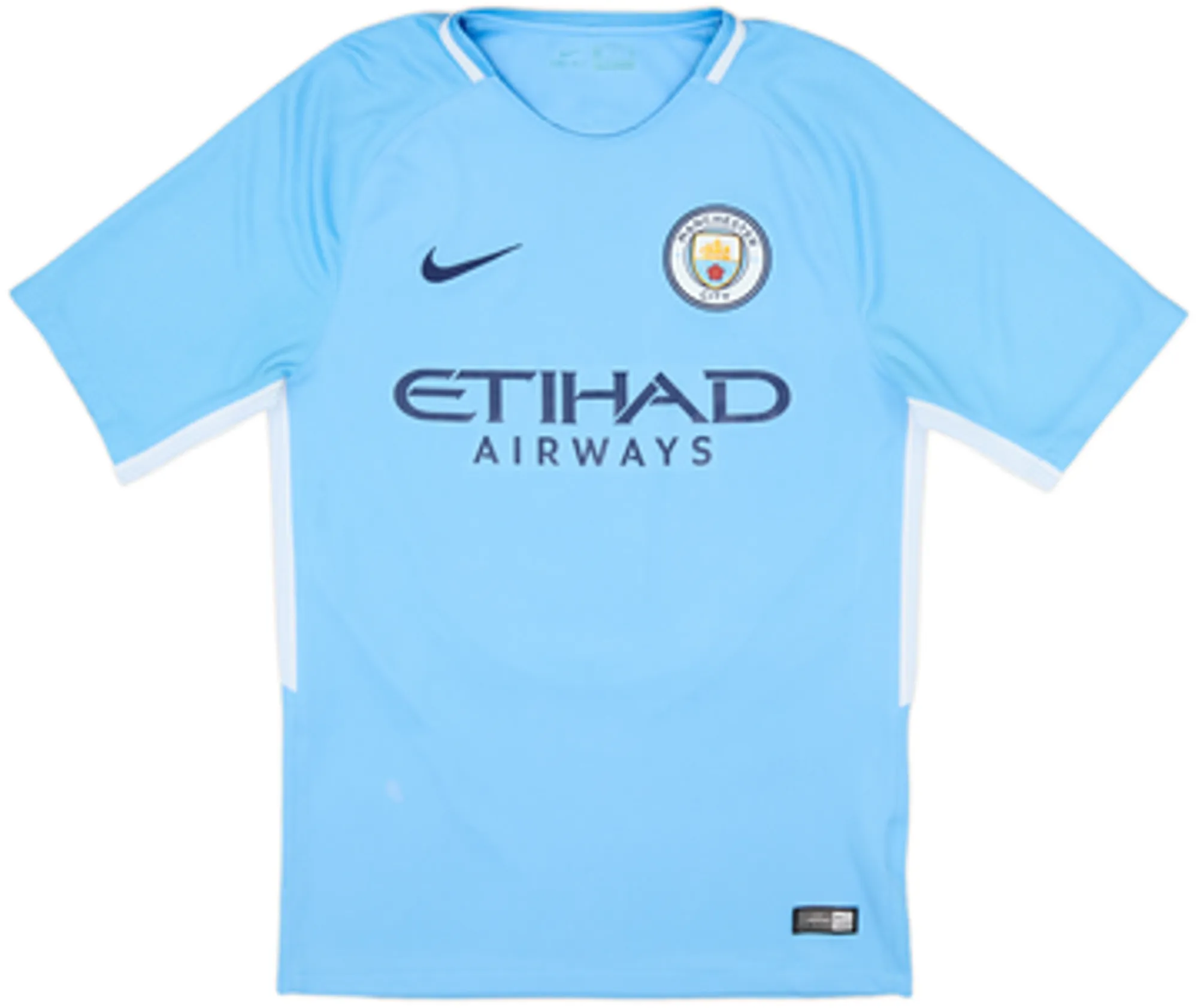 2017-18 Manchester City Home Shirt Kun Aguero #10 - 5/10 - (S)