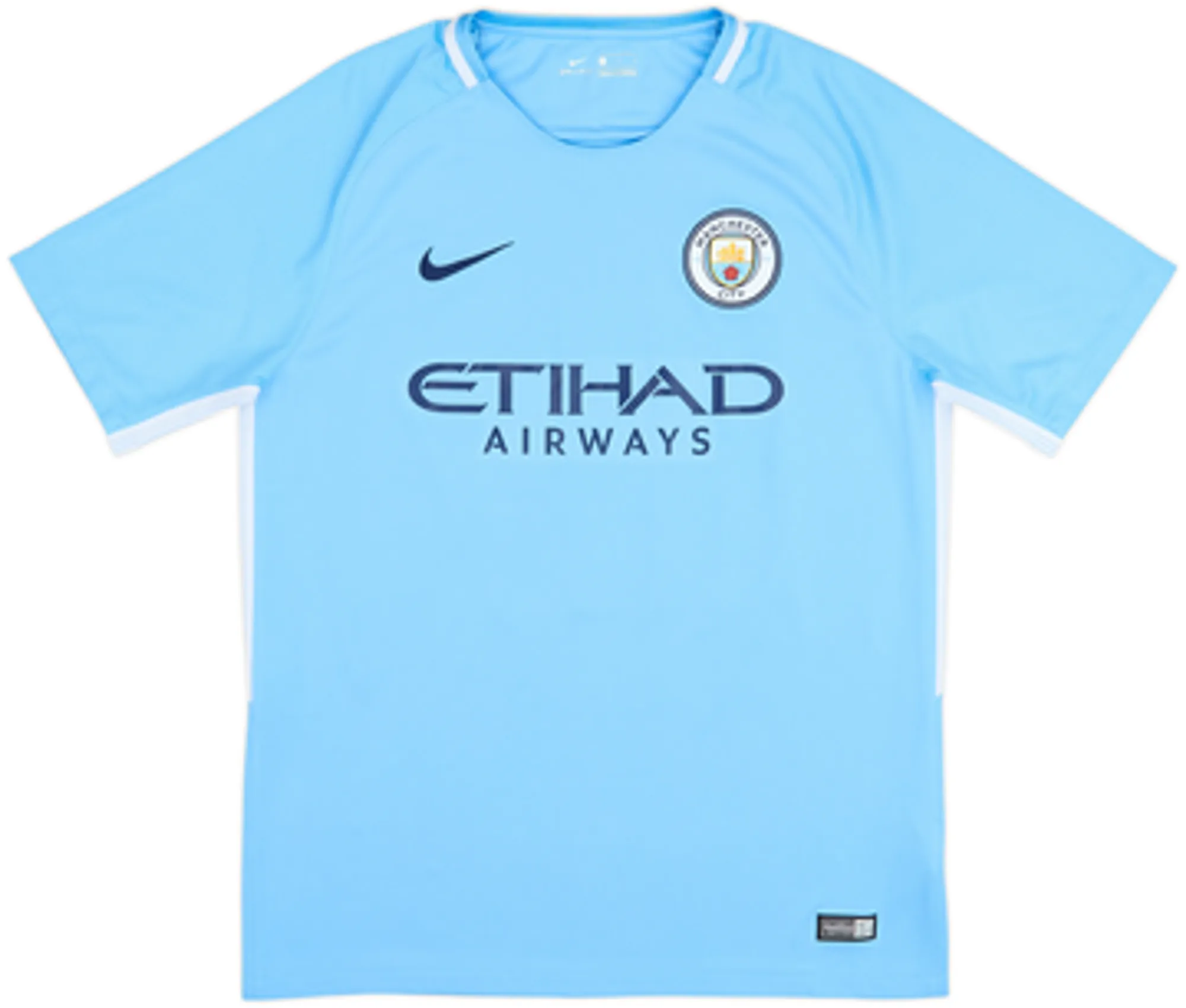 2017-18 Manchester City Home Shirt De Bruyne #17 - 8/10 - (M)