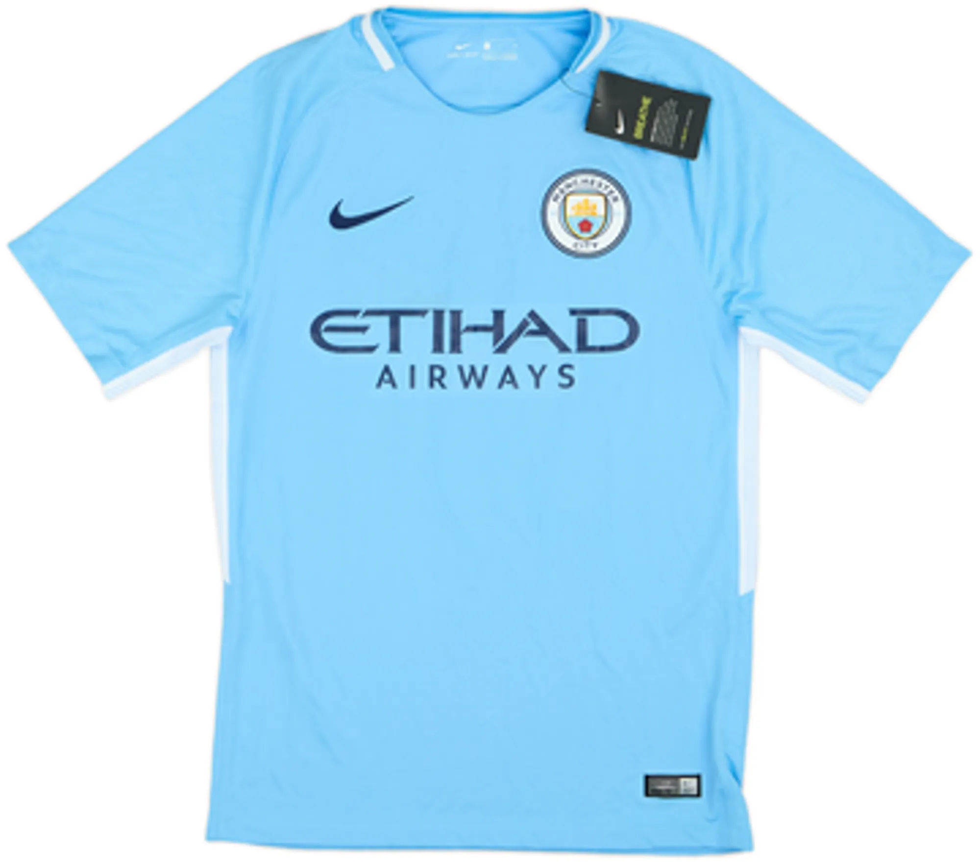 2017-18 Manchester City Home Shirt Silva #21 (M)