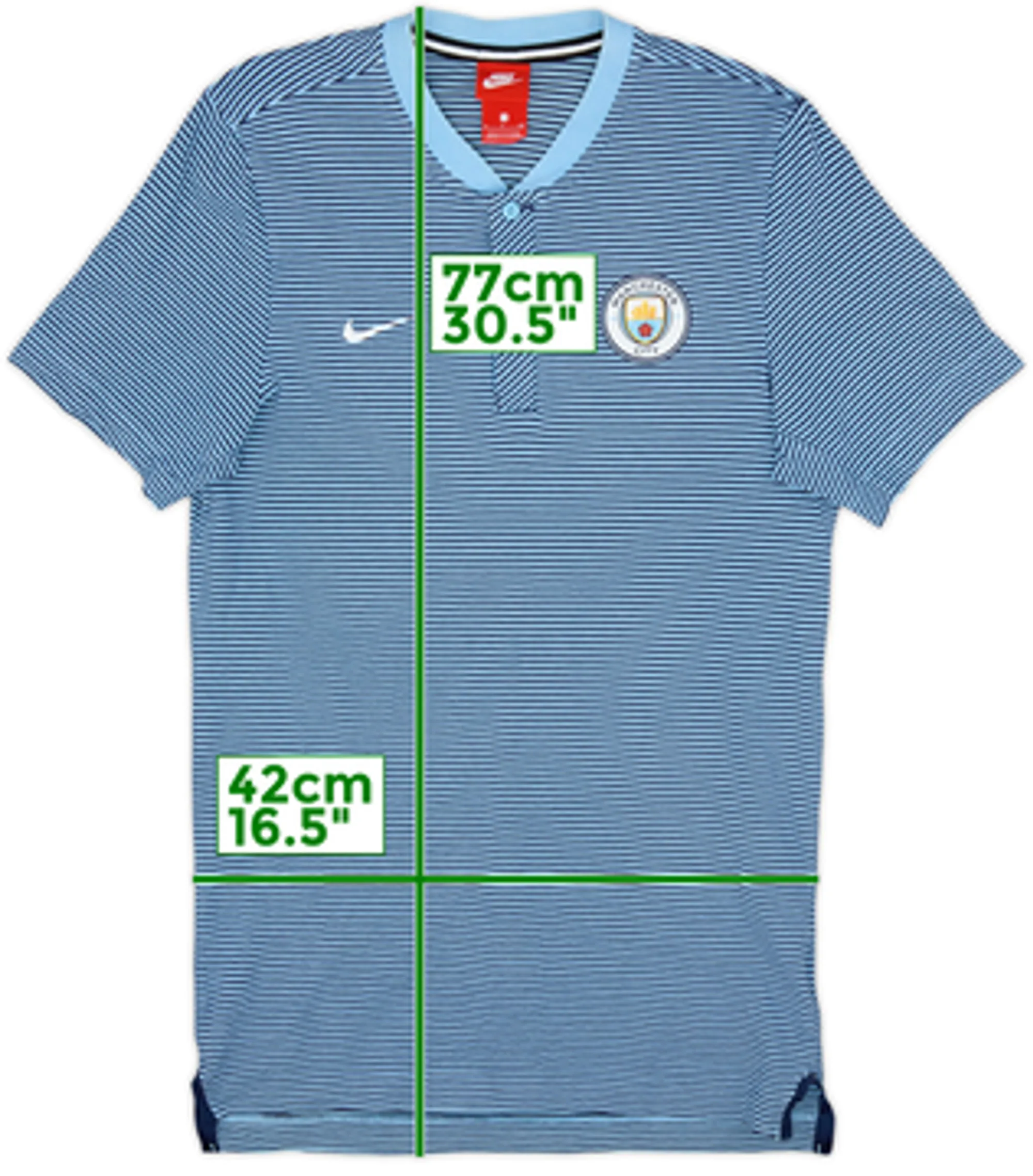 2017-18 Manchester City Nike Polo Shirt - 9/10 - (L)