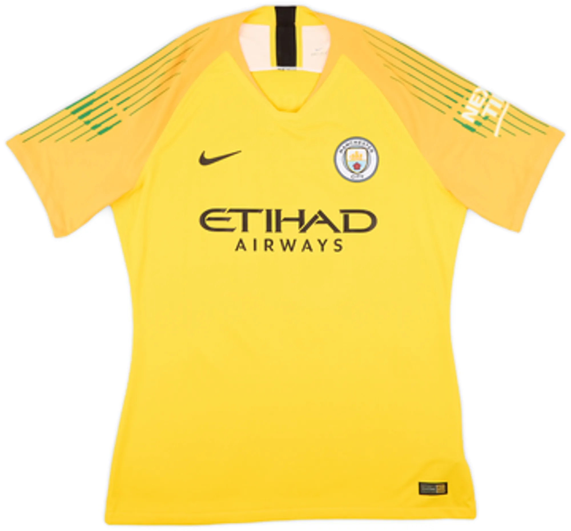 2018-19 Manchester City Authentic GK Third S/S Shirt Ederson M. #31 - 9/10 - (XL)
