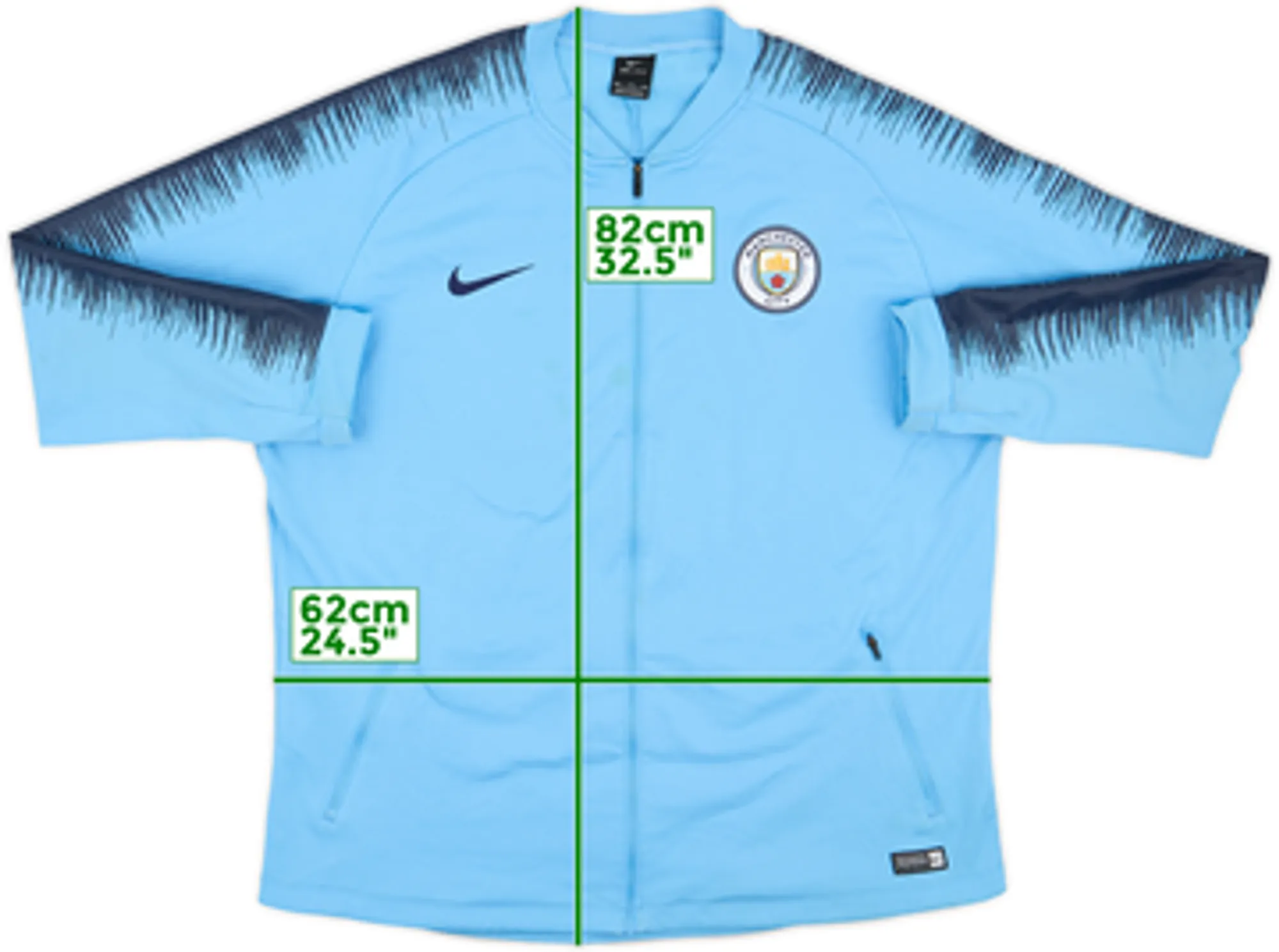 2018-19 Manchester City Nike Track Jacket - 5/10 - (S)