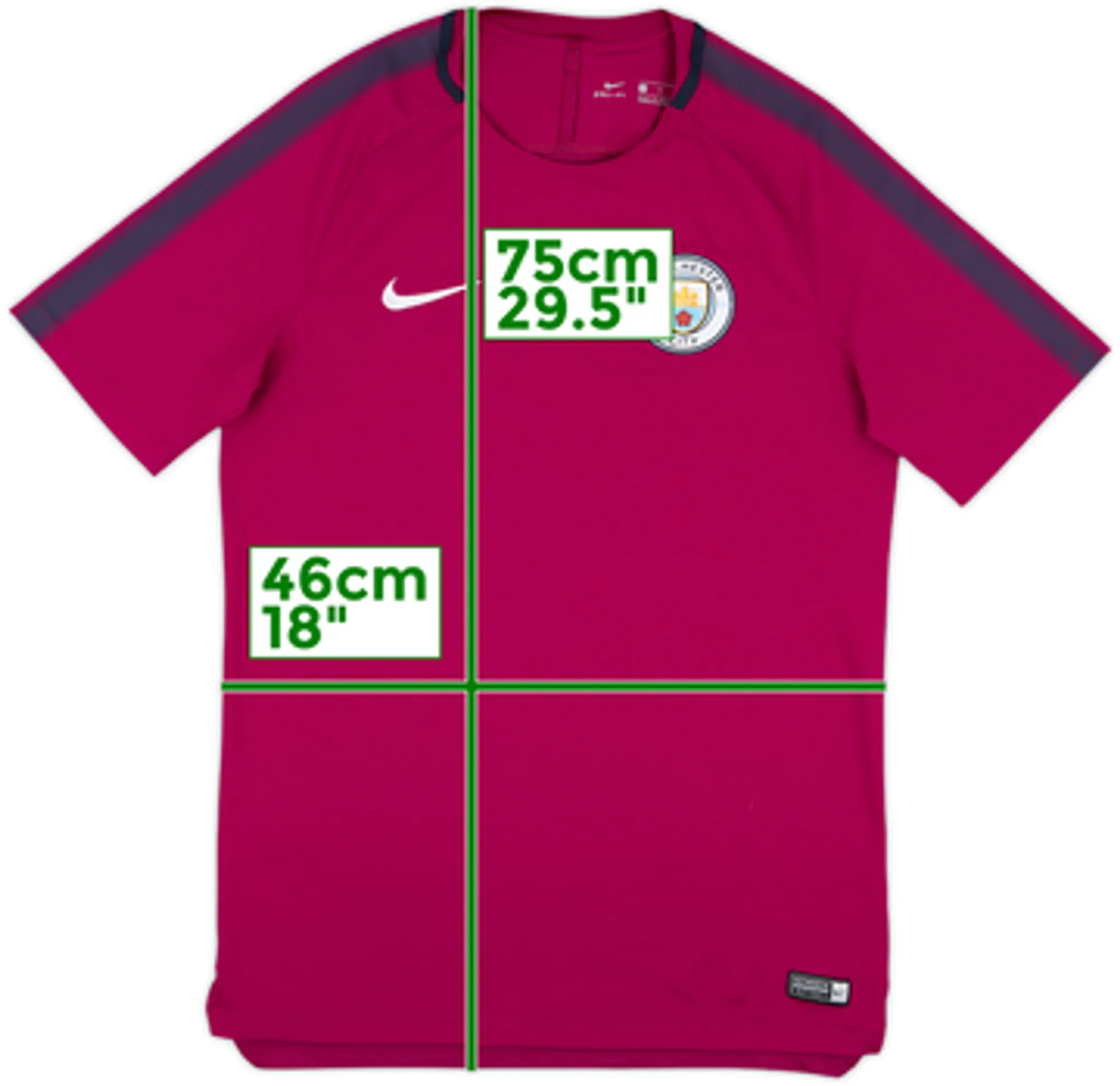 2017-18 Manchester City Nike Training Shirt - 10/10 - (M)