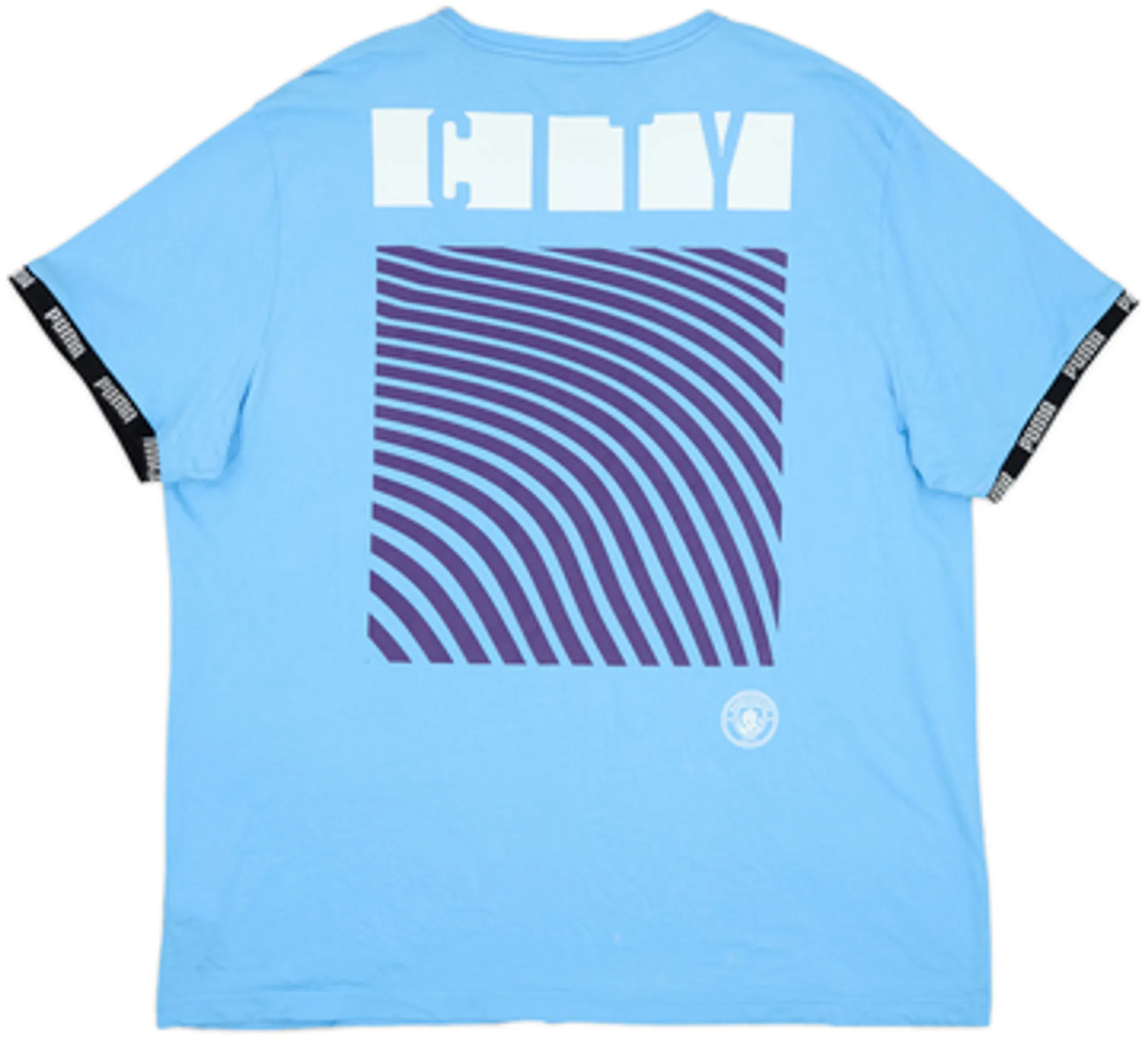 2018-19 Manchester City Puma Cotton Tee - 8/10 - (XXL)