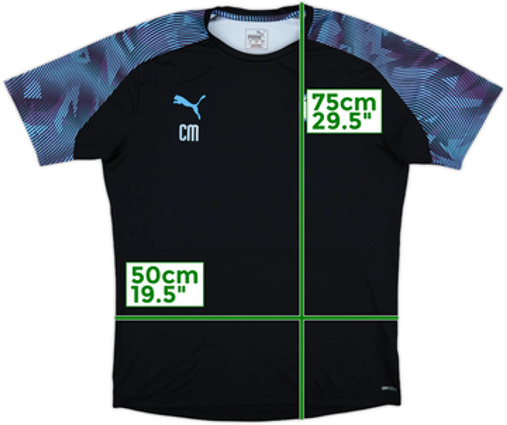 2018-19 Manchester City Puma Staff Issue Training Shirt CM - 8/10 - (L)