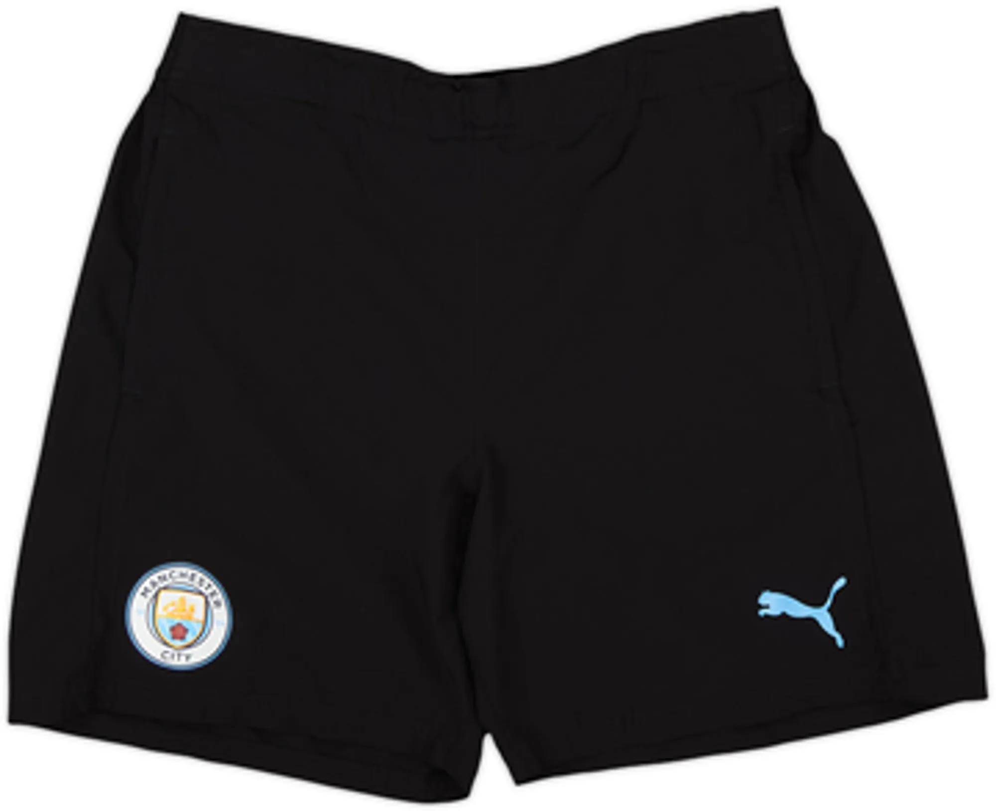 2018-19 Manchester City Puma Training Shorts - 8/10 - (L)