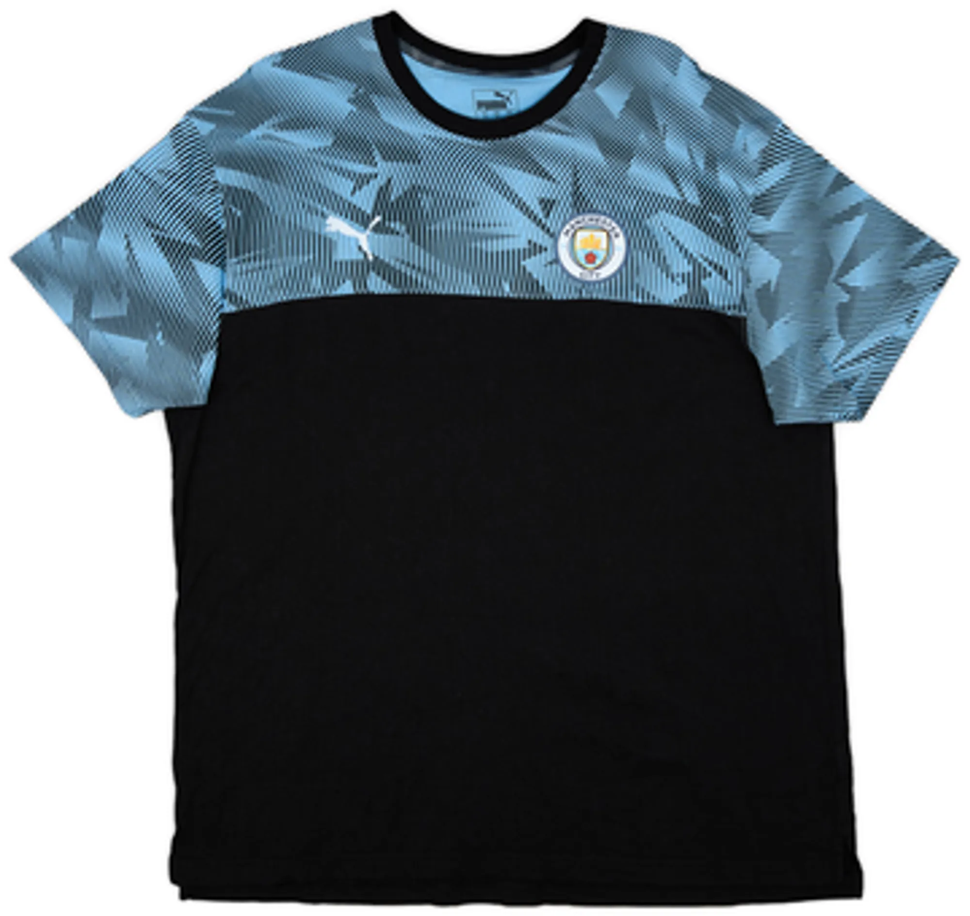 2019-20 Manchester City Puma Cotton Tee - 9/10 - (L)