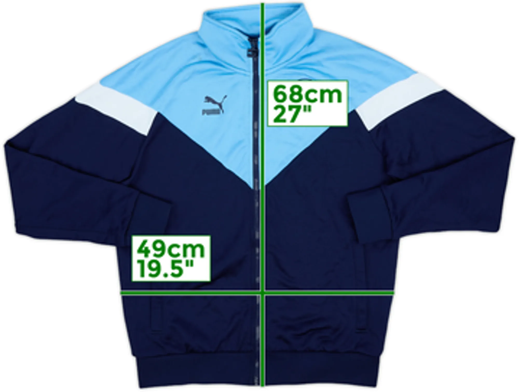 2019-20 Manchester City Puma Track Jacket - 7/10 - (S)