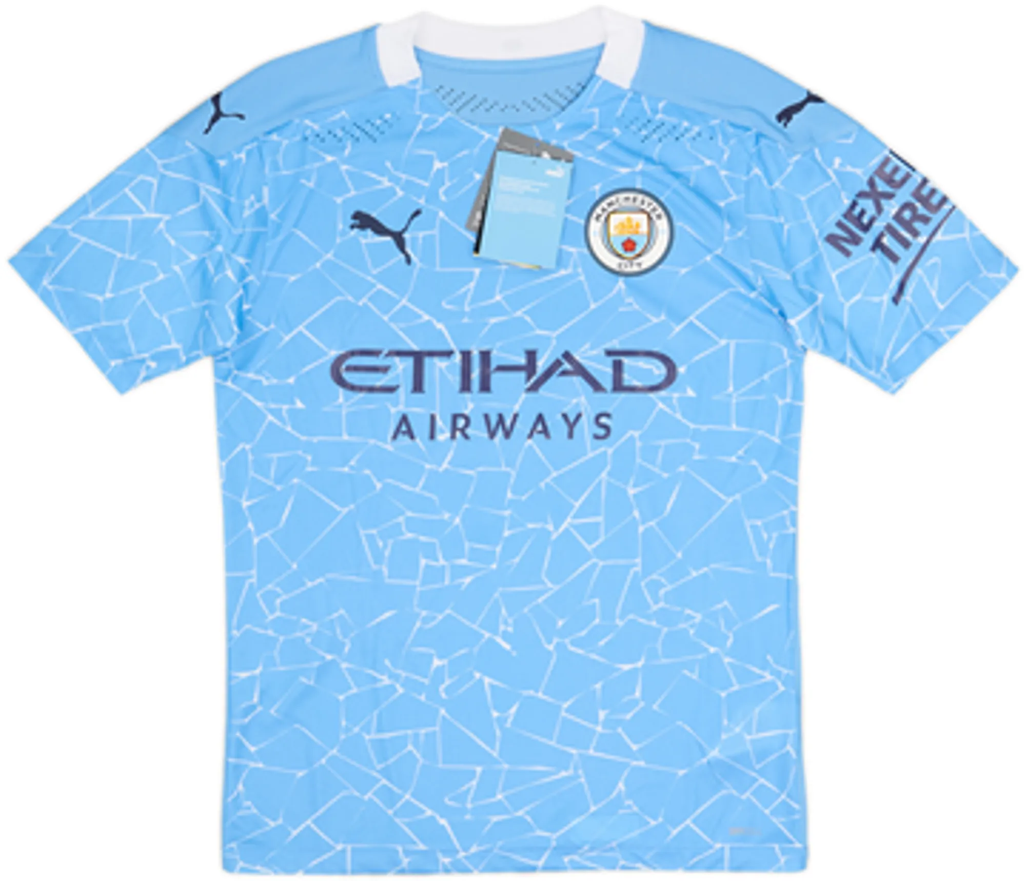 2020-21 Manchester City Authentic Home Shirt Kun Aguero #10 (S)