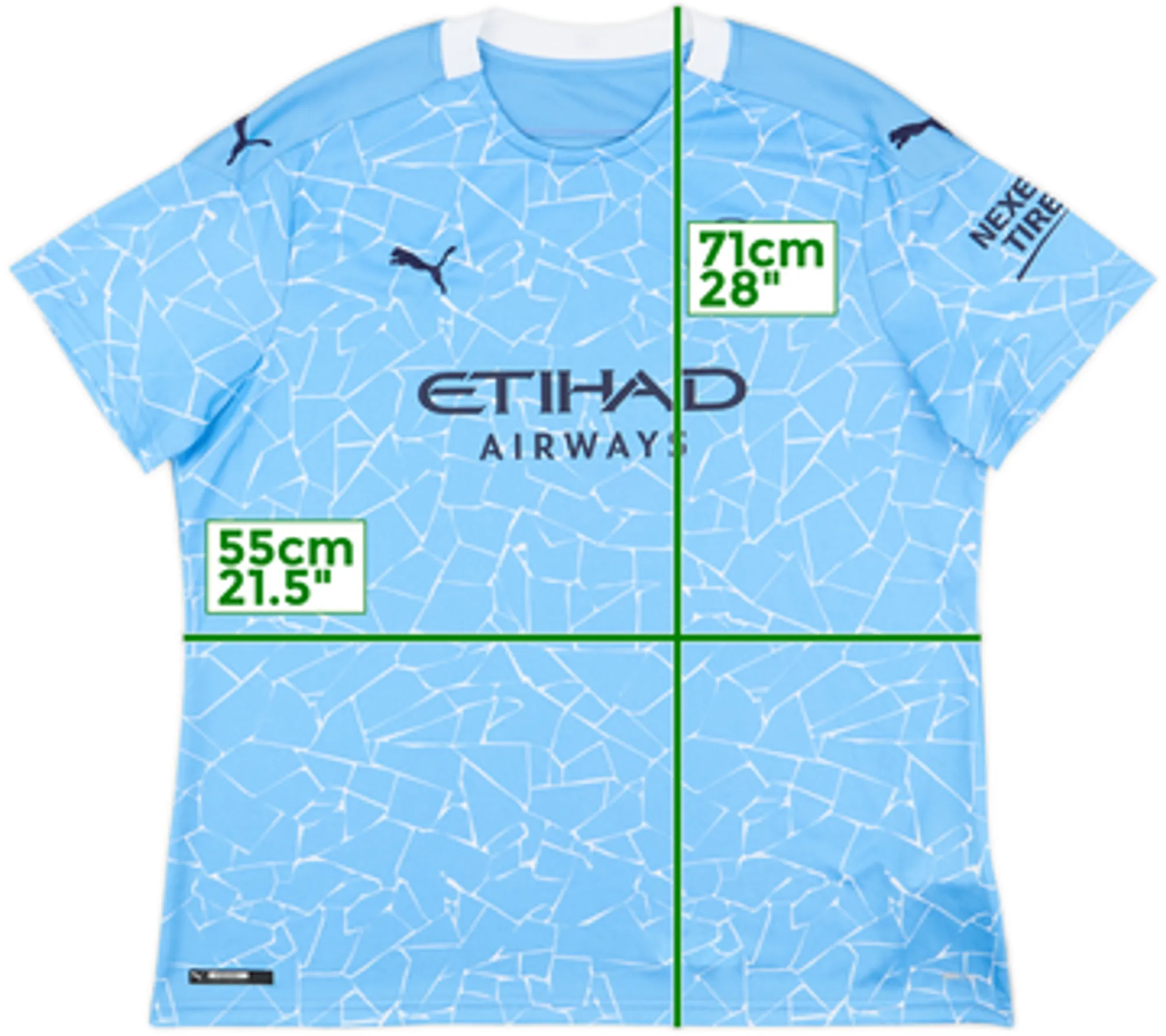 2020-21 Manchester City Home Shirt - 8/10 - (Women's L)