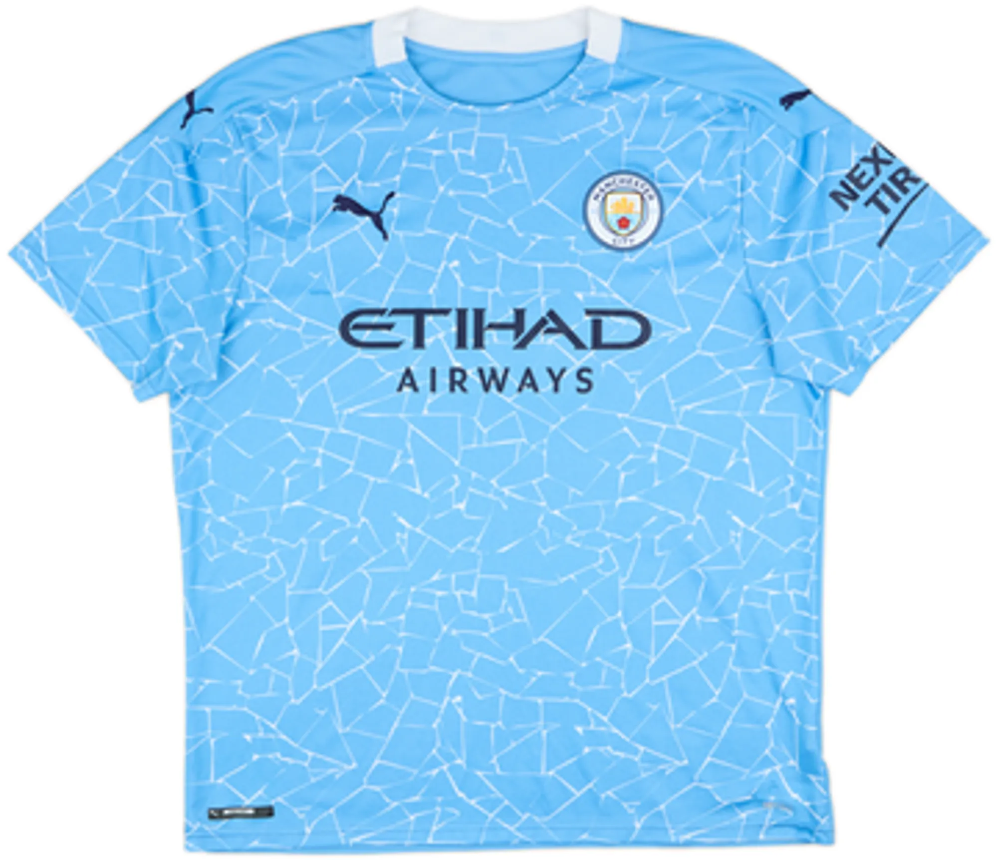 2020-21 Manchester City Home Shirt De Bruyne #17 - 9/10 - (XXL)