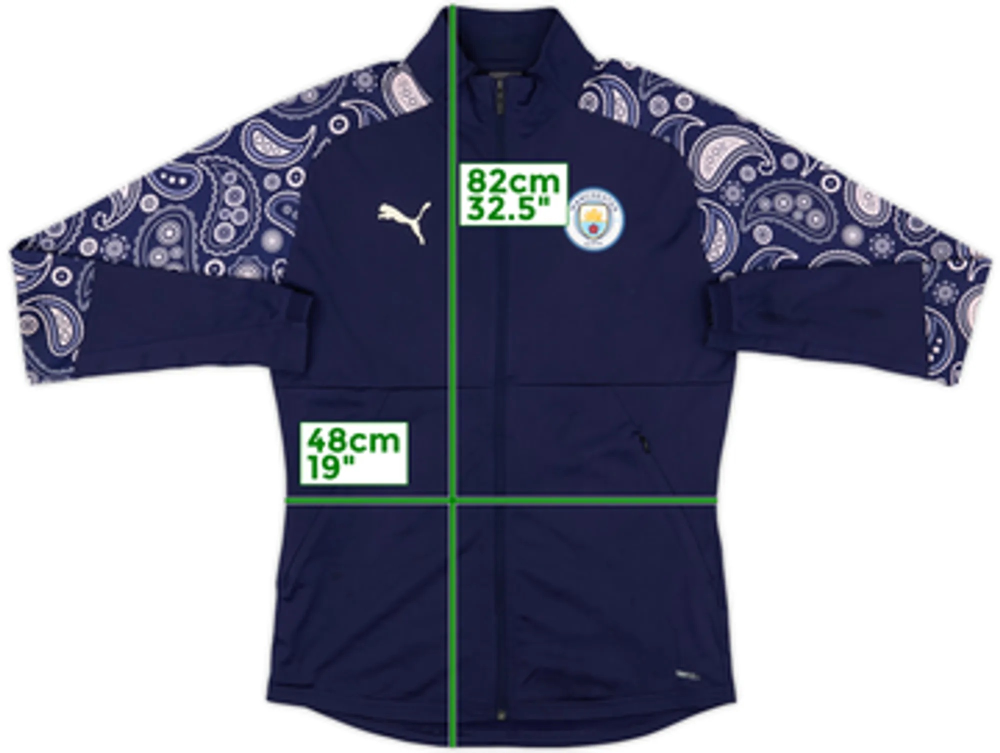 2020-21 Manchester City Puma Track Jacket - 9/10 - (M)