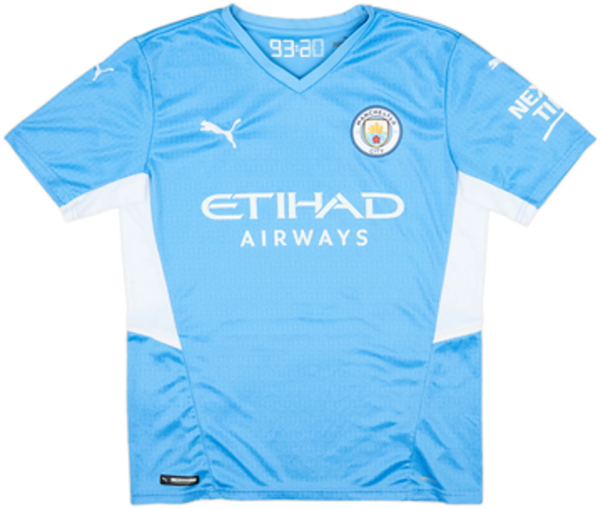 2021-22 Manchester City Home Shirt De Bruyne #17 - 8/10 - (M)