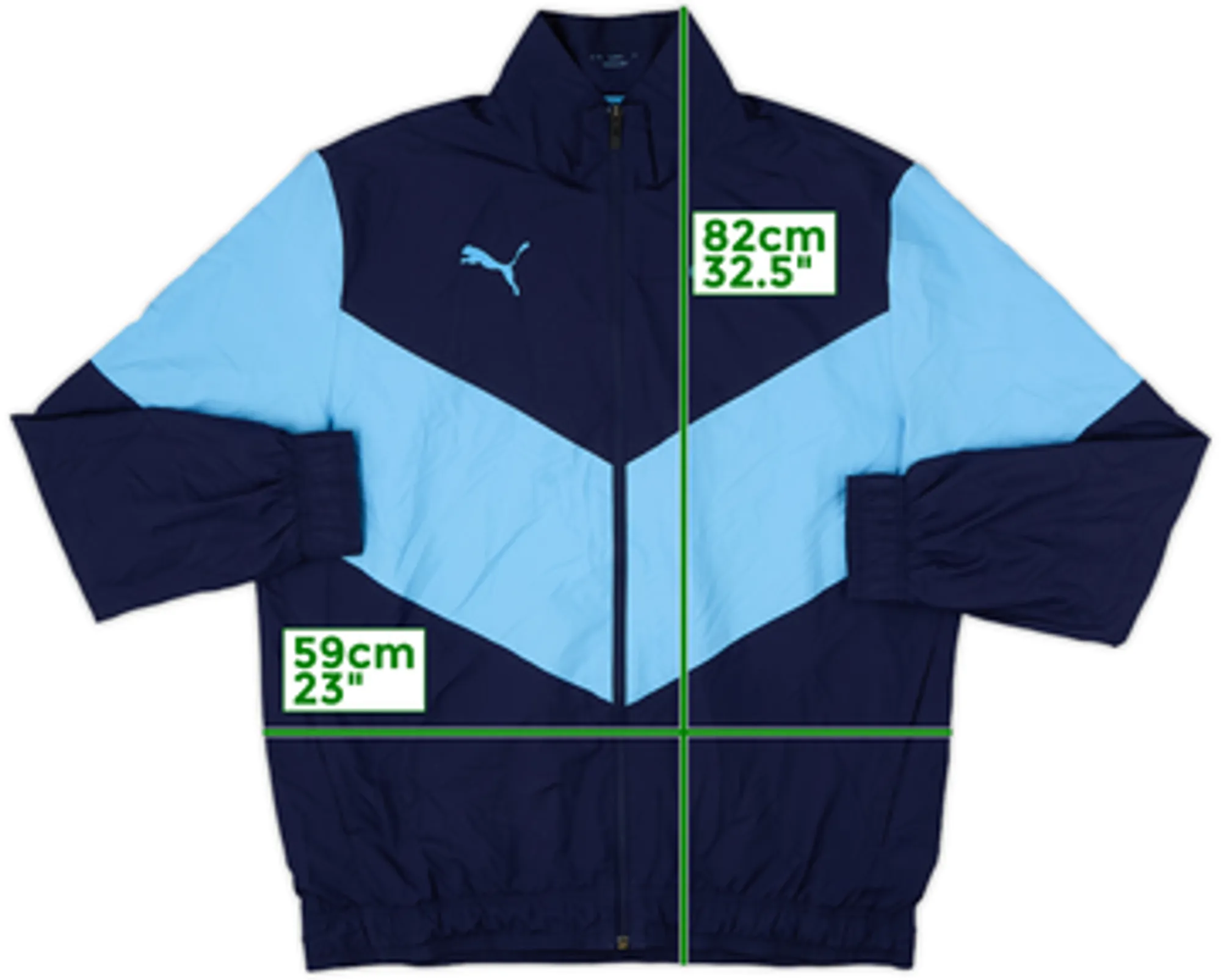 2021-22 Manchester City Puma Track Jacket - 7/10 - (L)