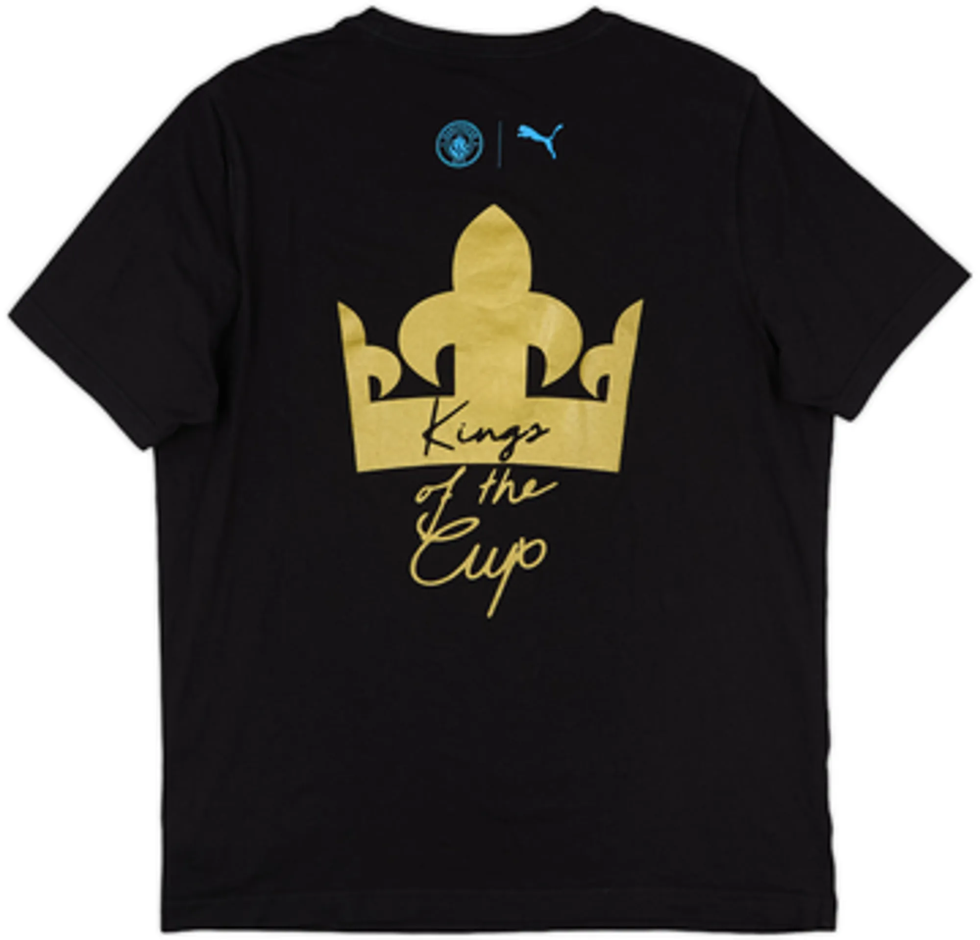 2022-23 Manchester City Puma Graphic Tee - 7/10 - (L)