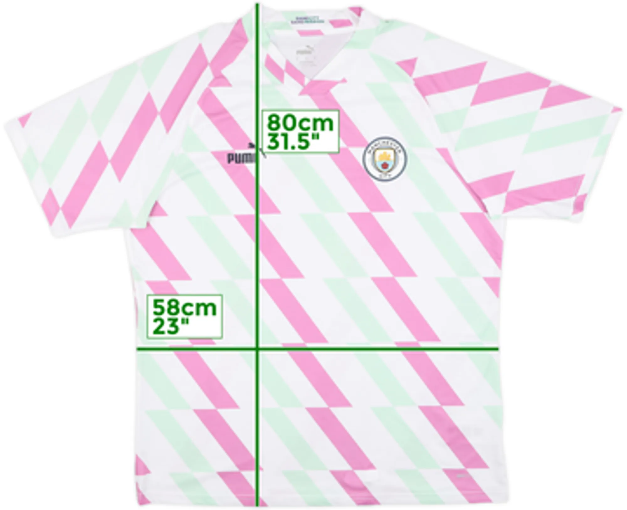 2022-23 Manchester City Puma Pre-Match Training Shirt - 9/10 - (S)